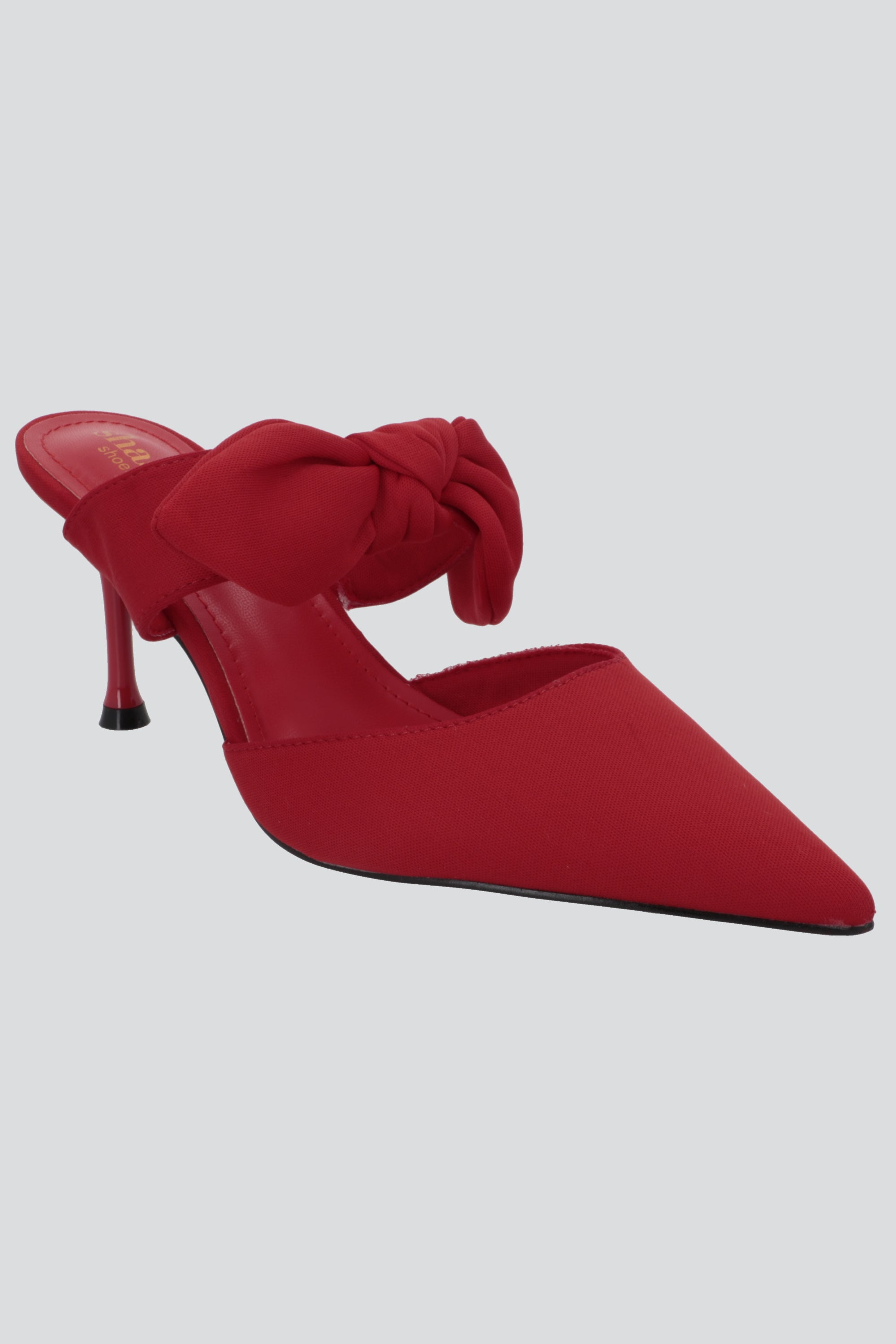 Tacon pointy mula moño ROJO