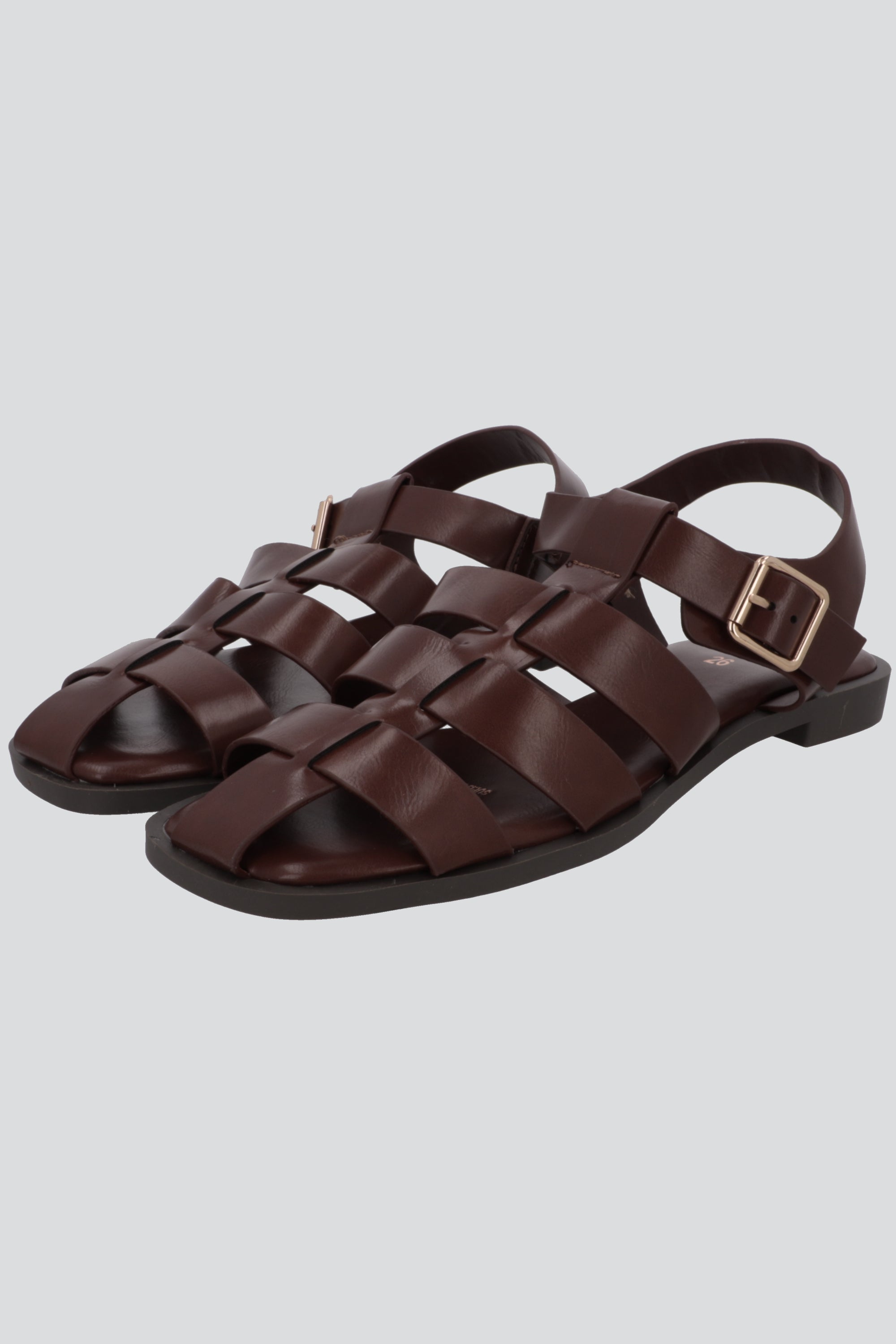 Sandalia cangrejera clasica CAFE