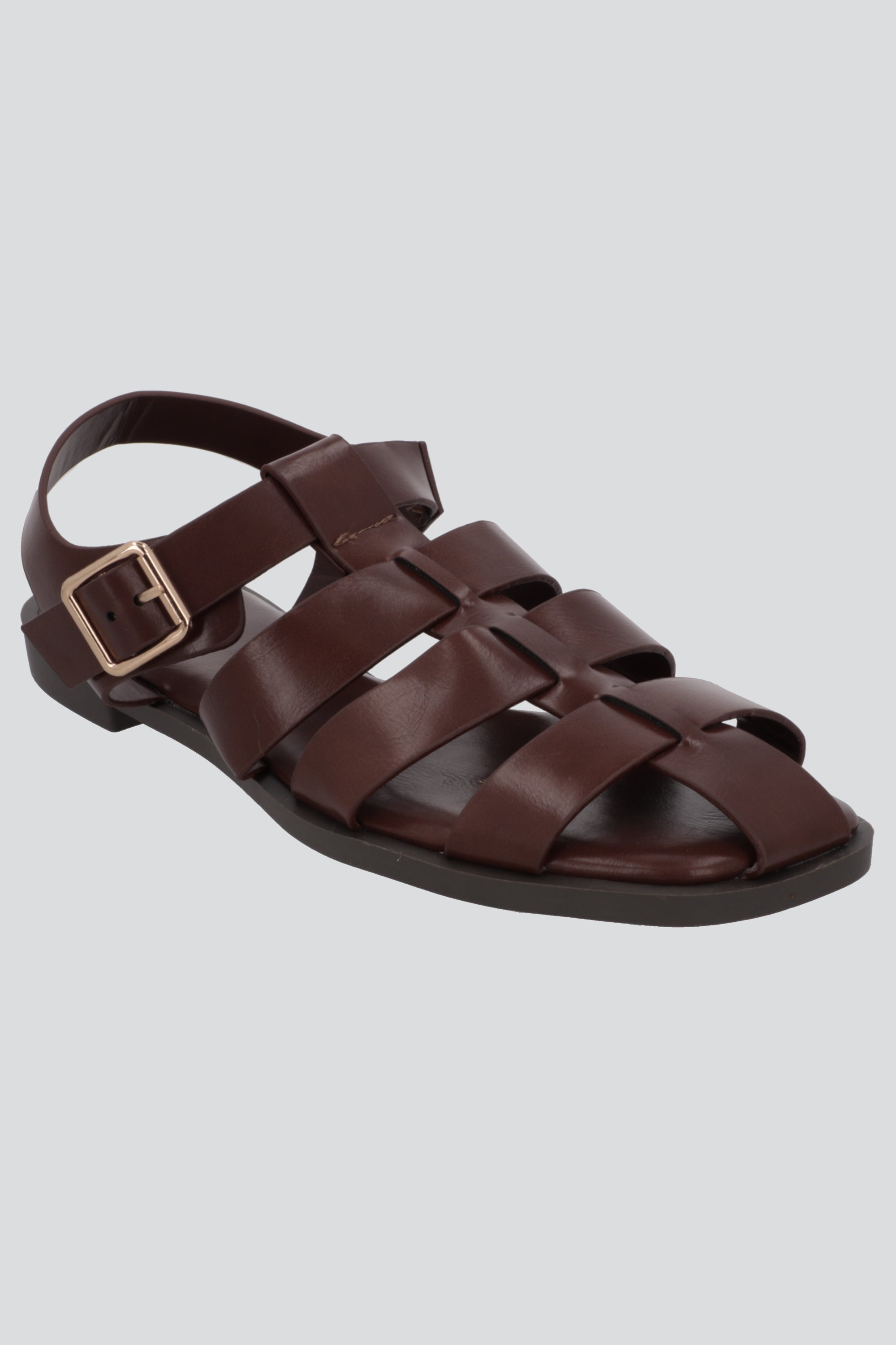 Sandalia cangrejera clasica CAFE