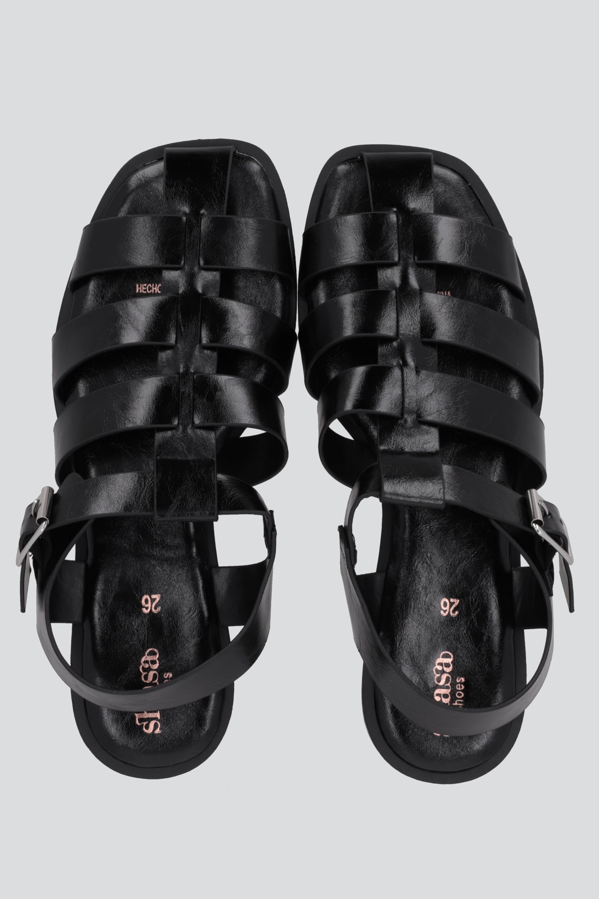 Sandalia cangrejera clasica NEGRO