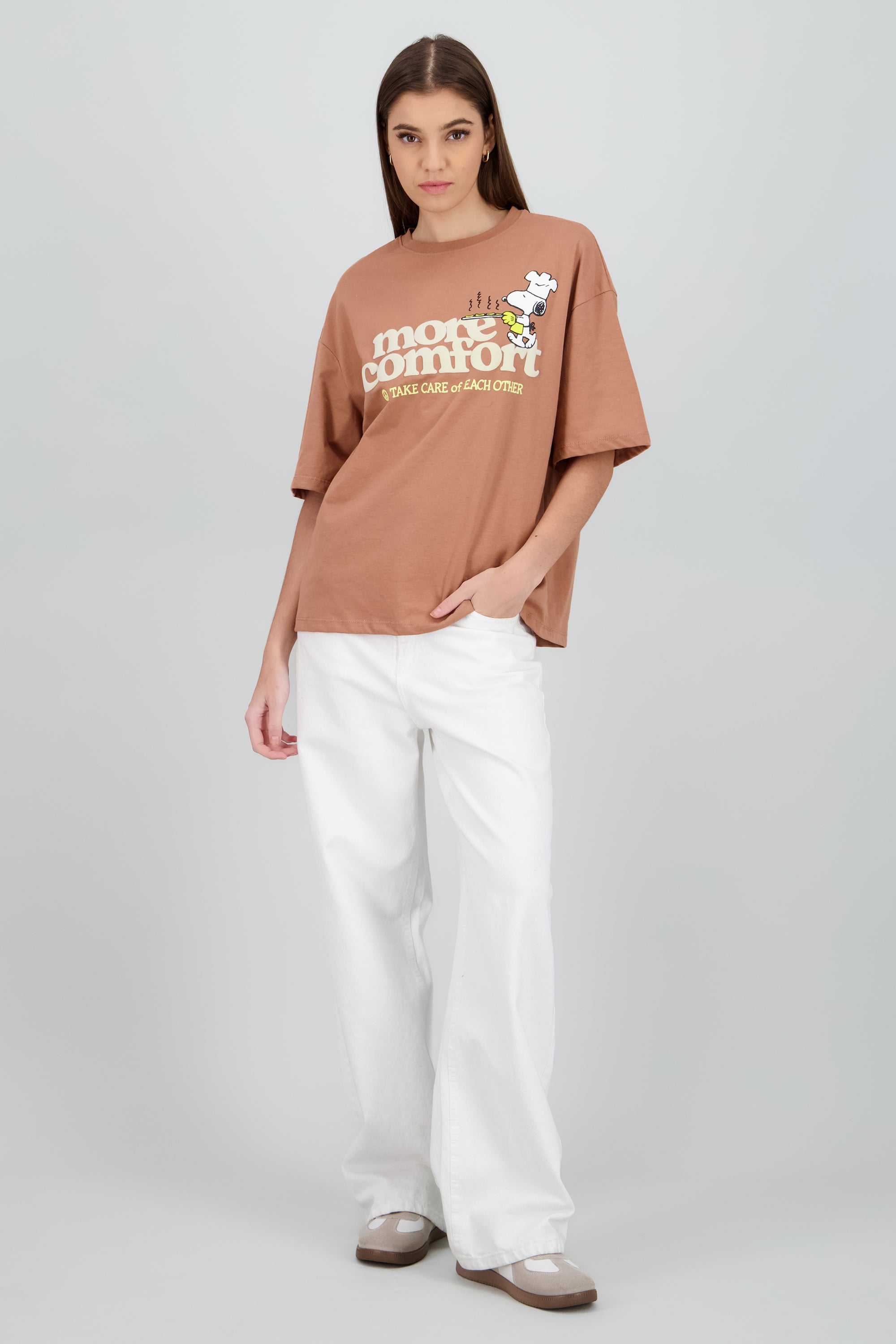 Playera overs Snoopy chef CAFE