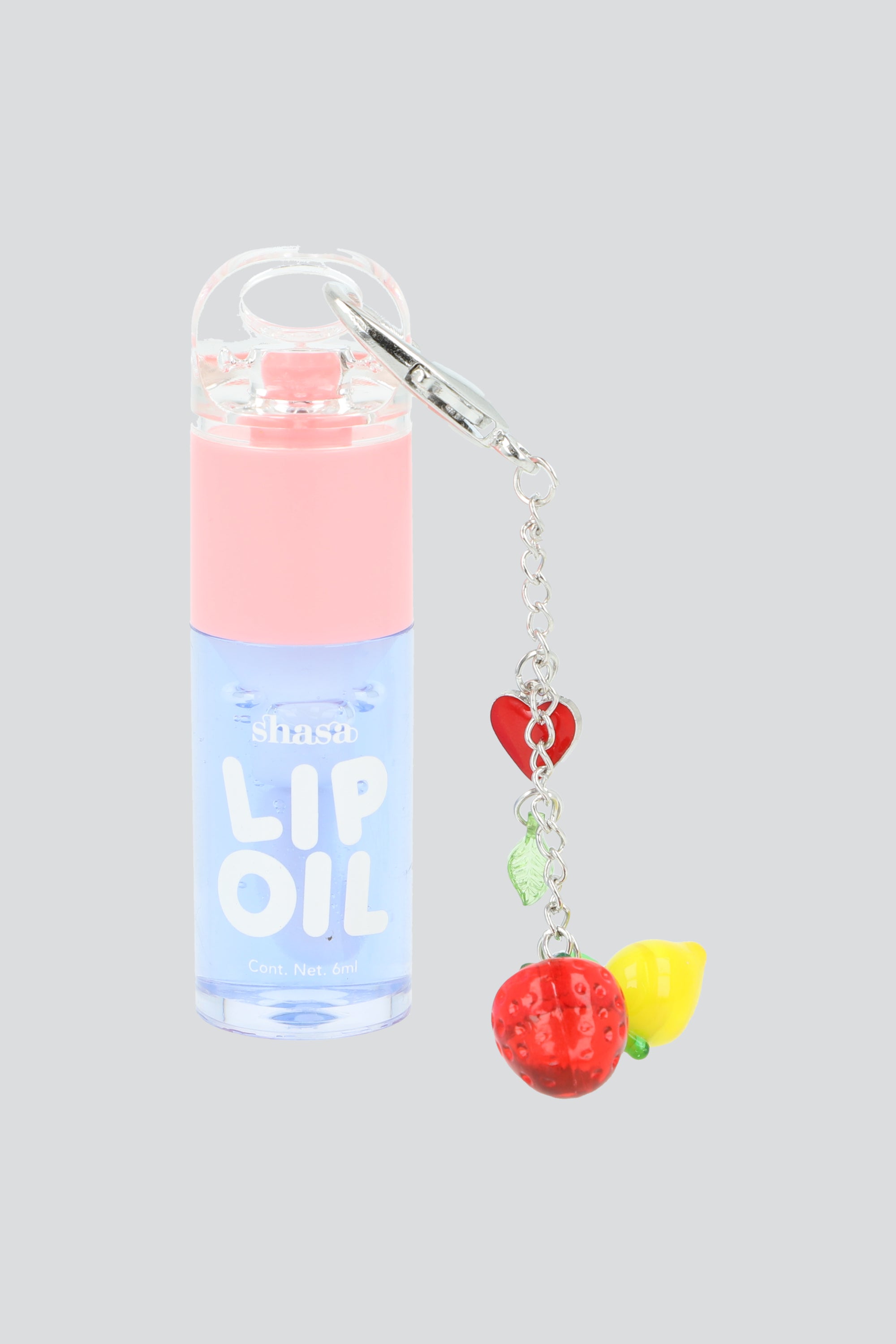 Lip oil fresa limon AZUL PASTEL