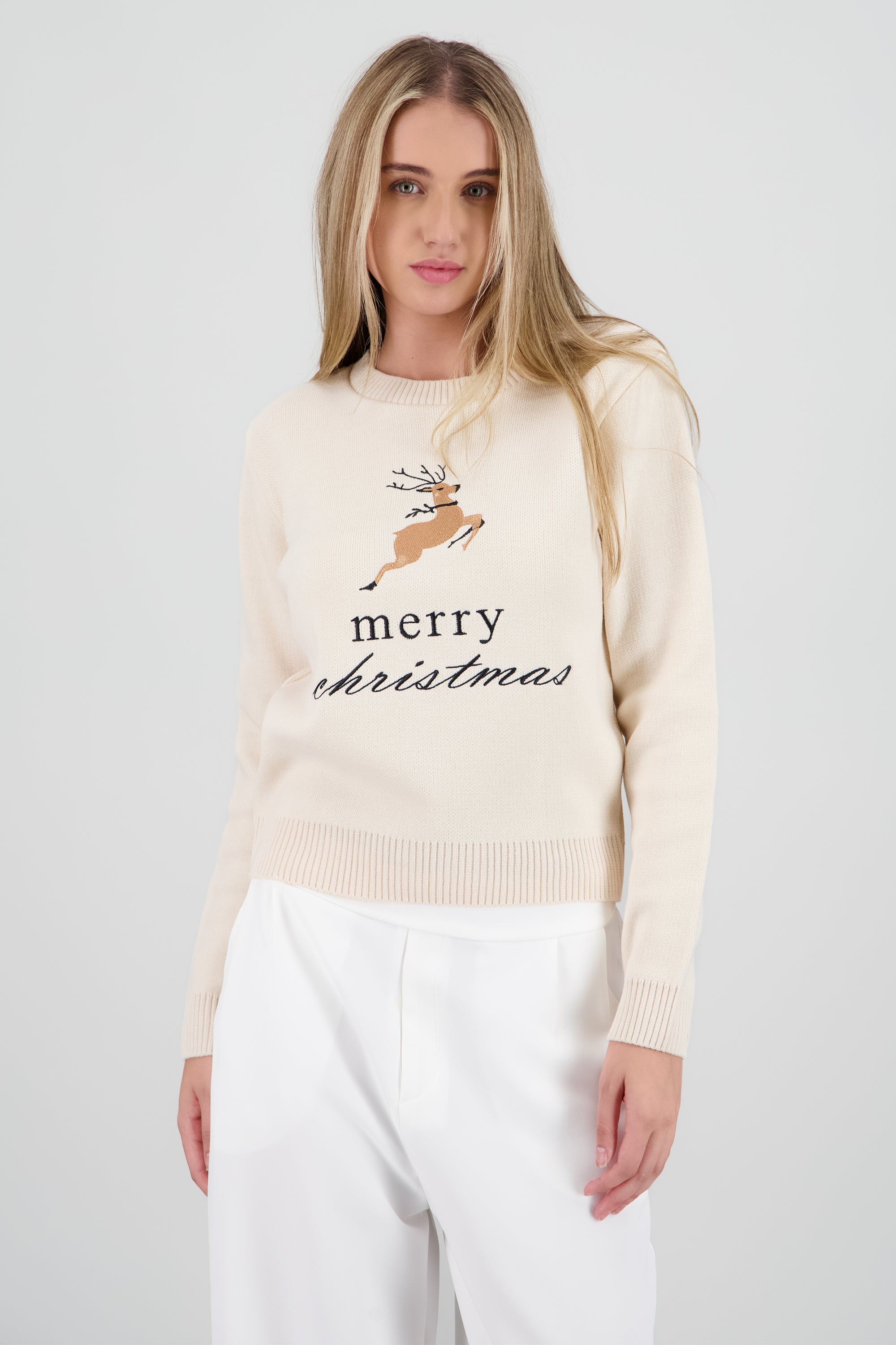 Sueter merry christmas reno HUESO