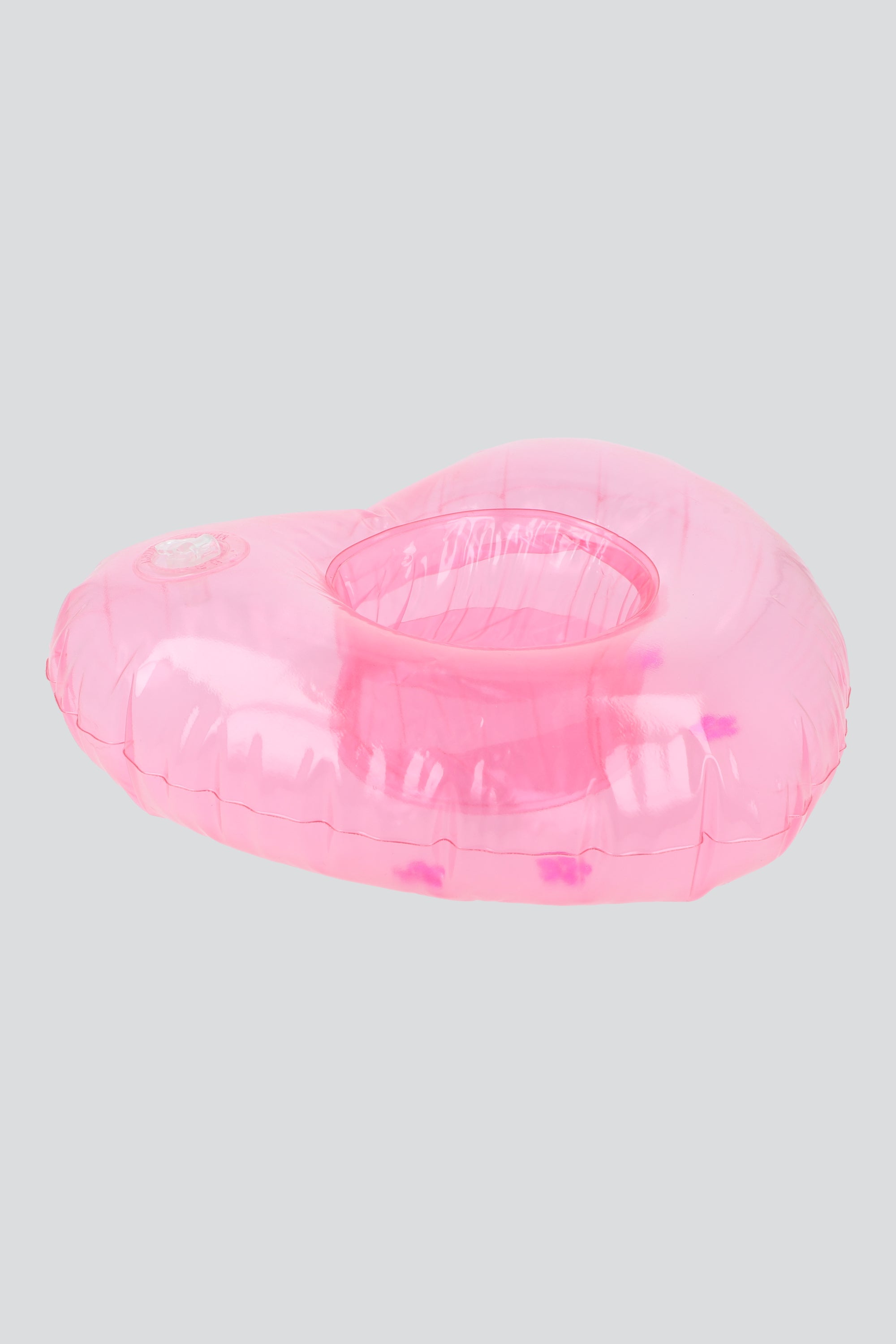 Inflable corazon flores para vaso ROSA
