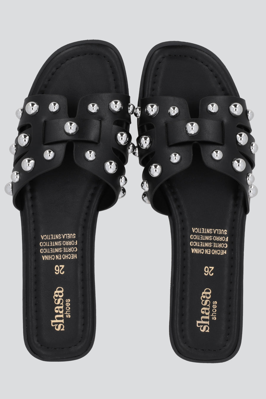 Sandalia greca mega studs