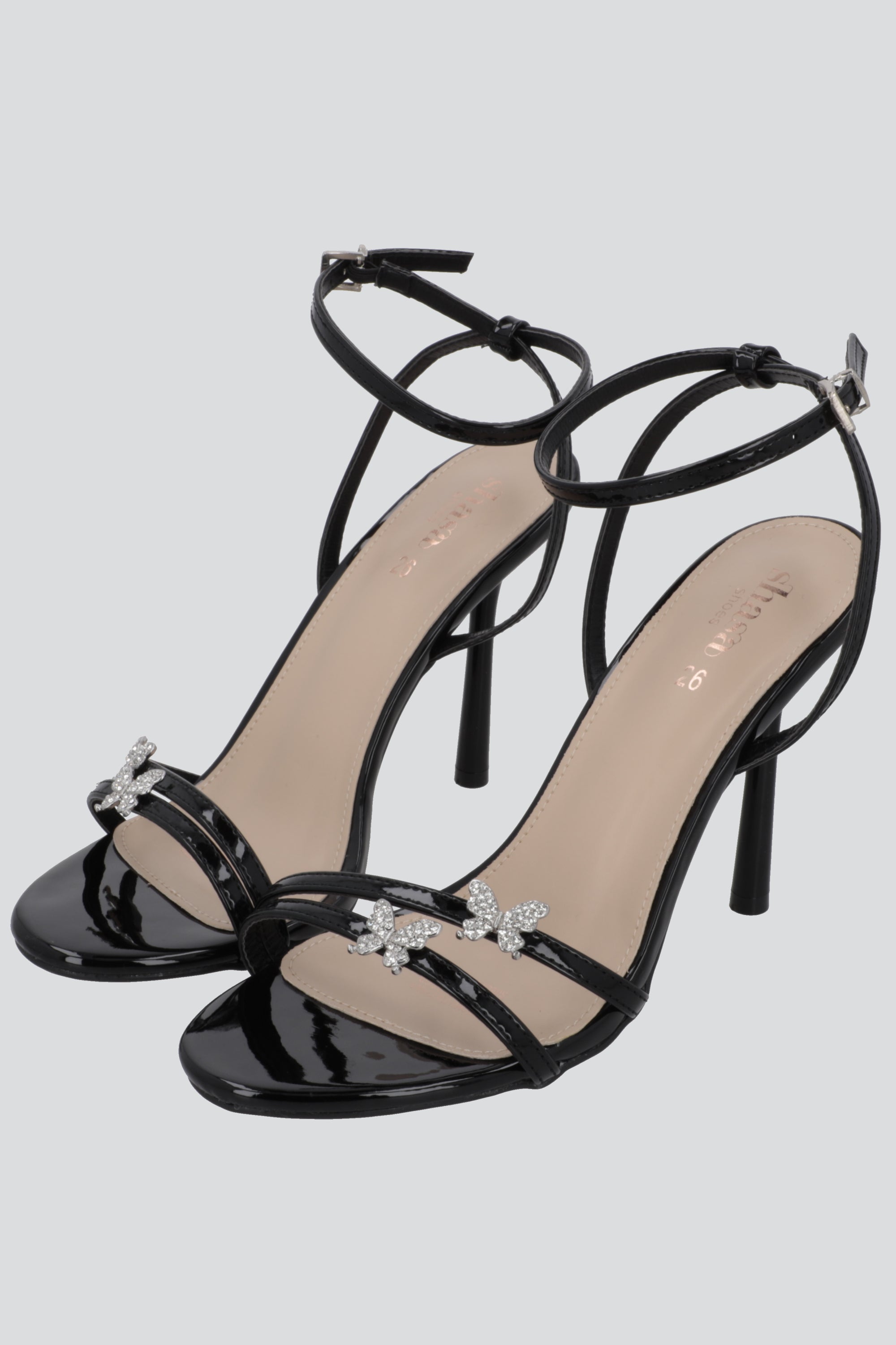 Tacon basico mini mariposas NEGRO