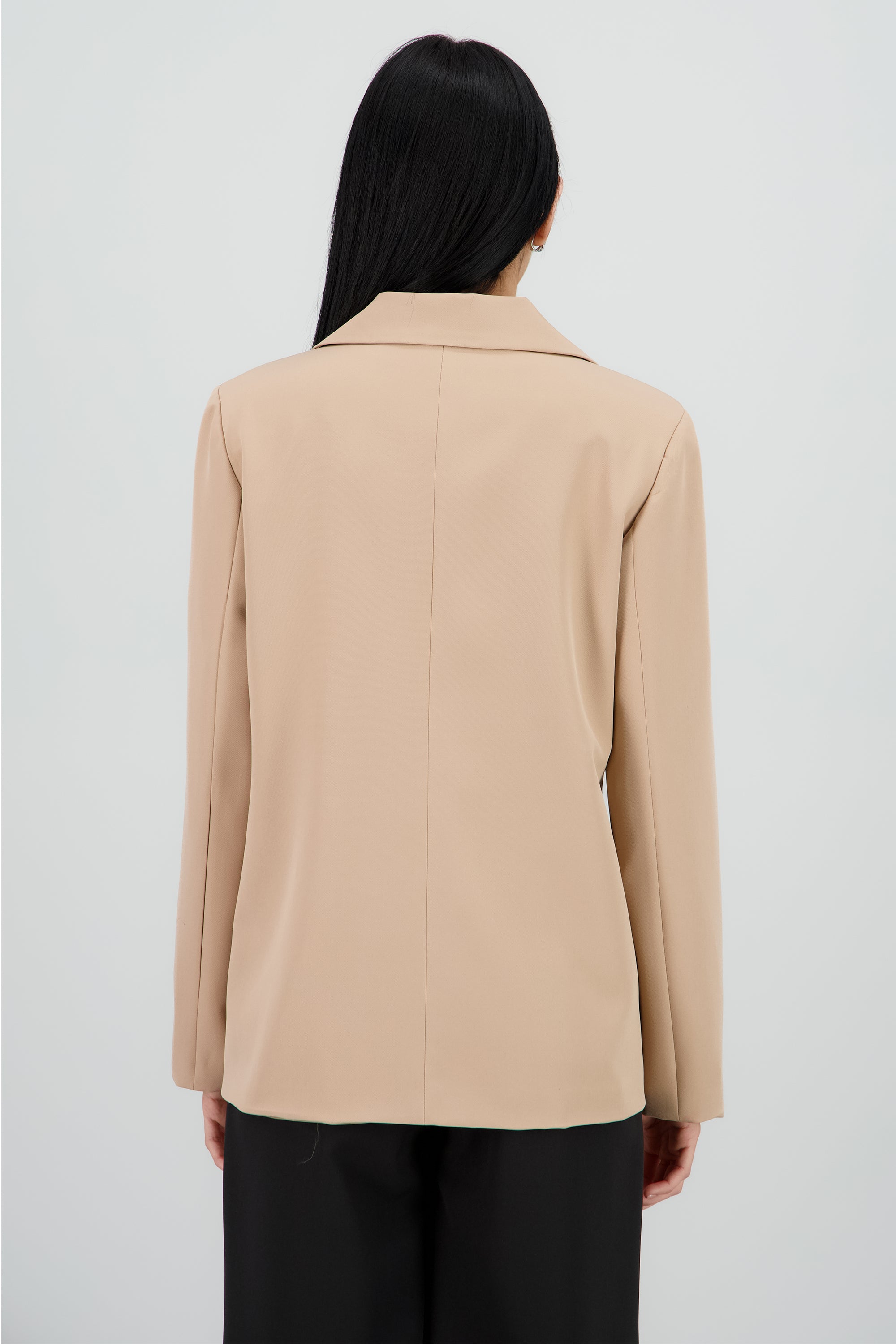 Blazer recto cruzado KHAKI