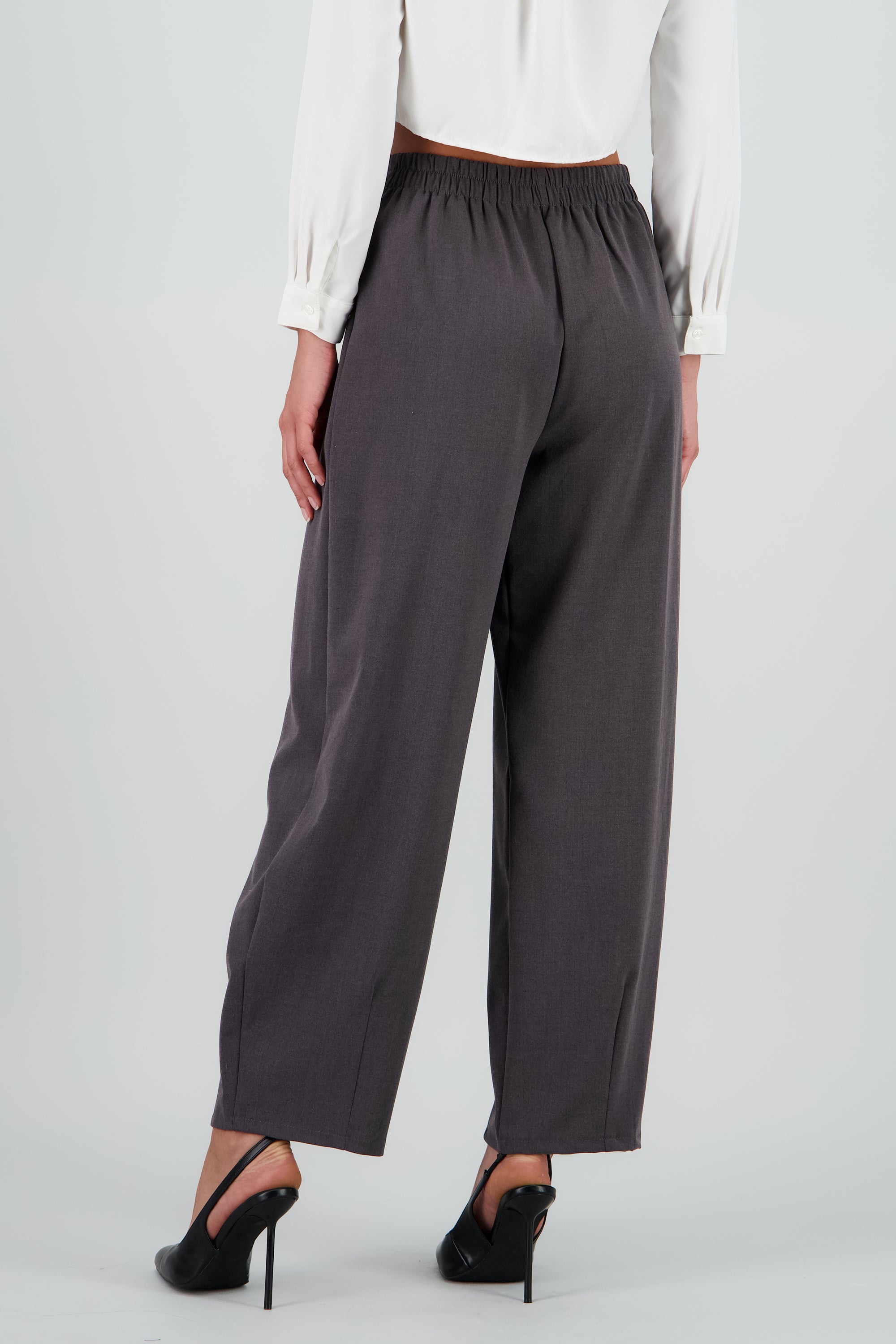 Pantalon pinzas GRIS