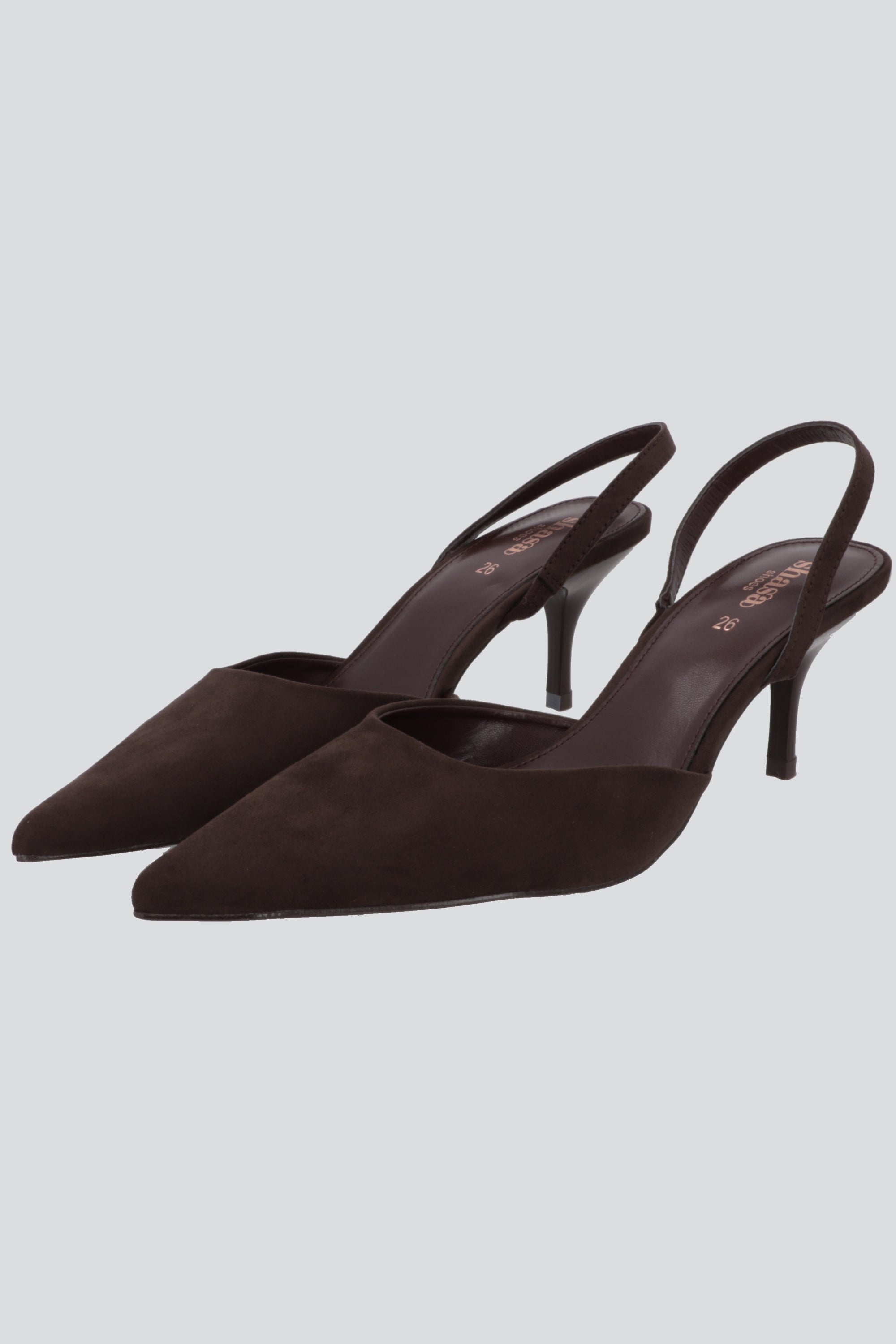 Tacon pointy slingback CAFE