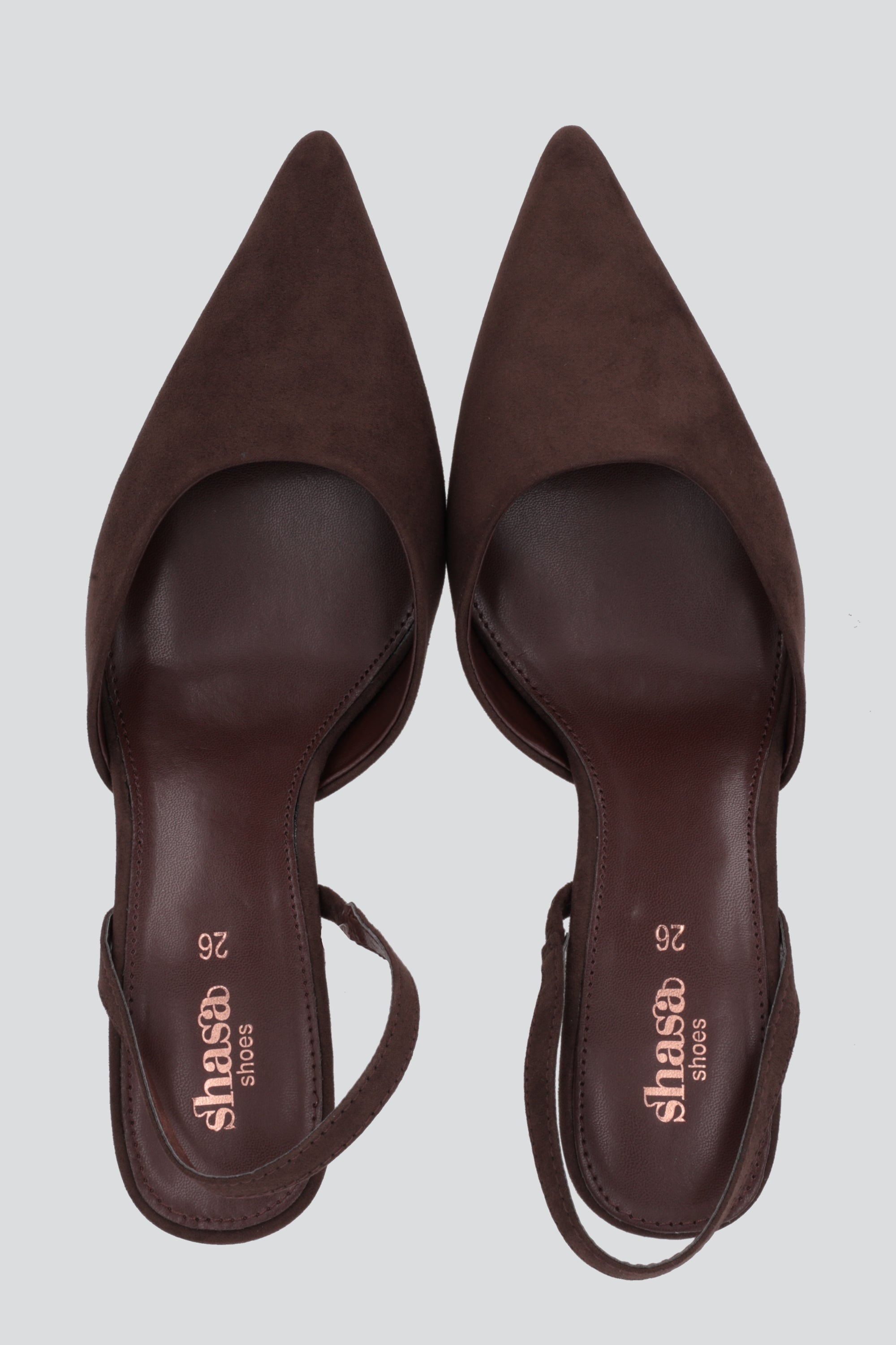 Tacon pointy slingback CAFE