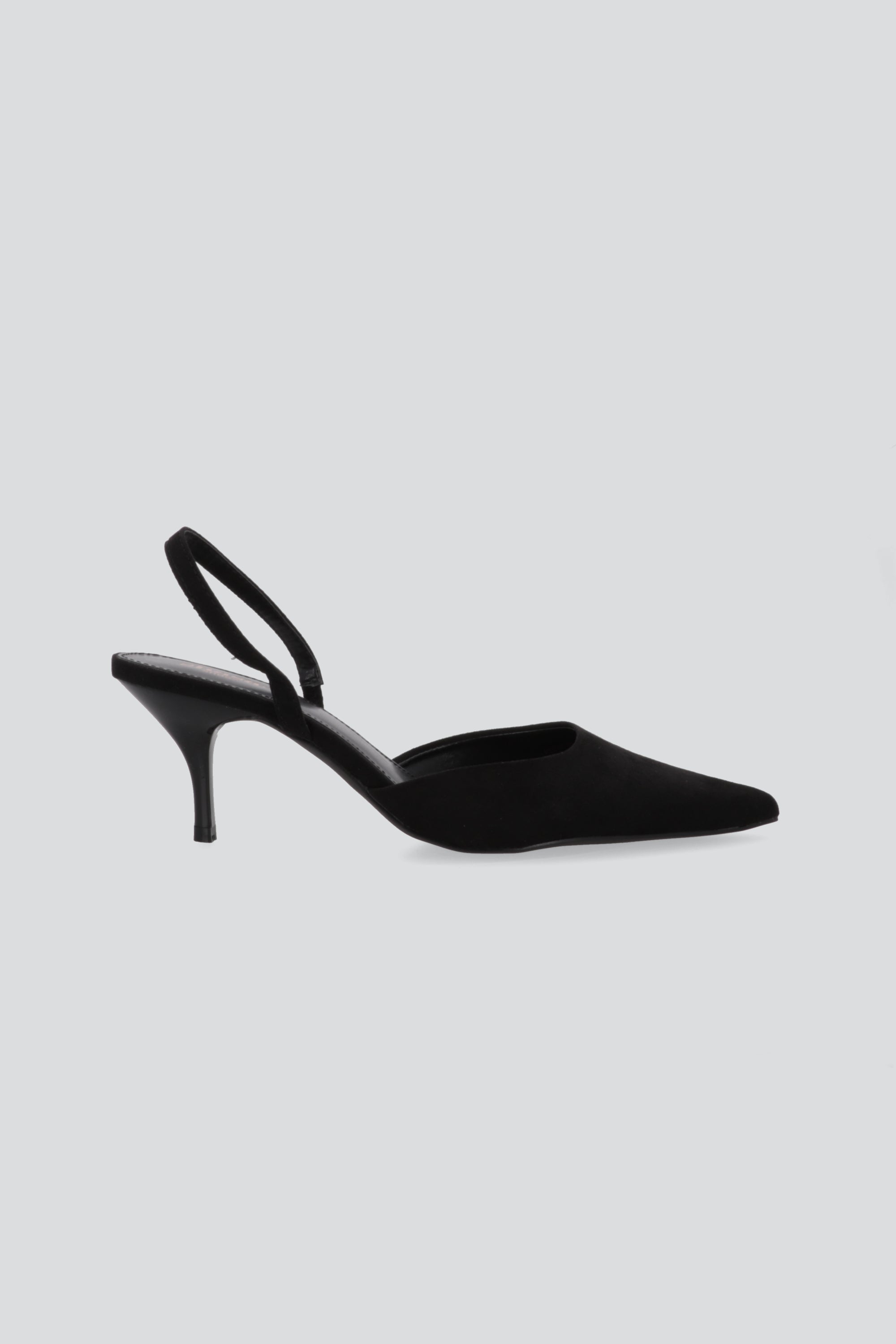 Tacon pointy slingback NEGRO