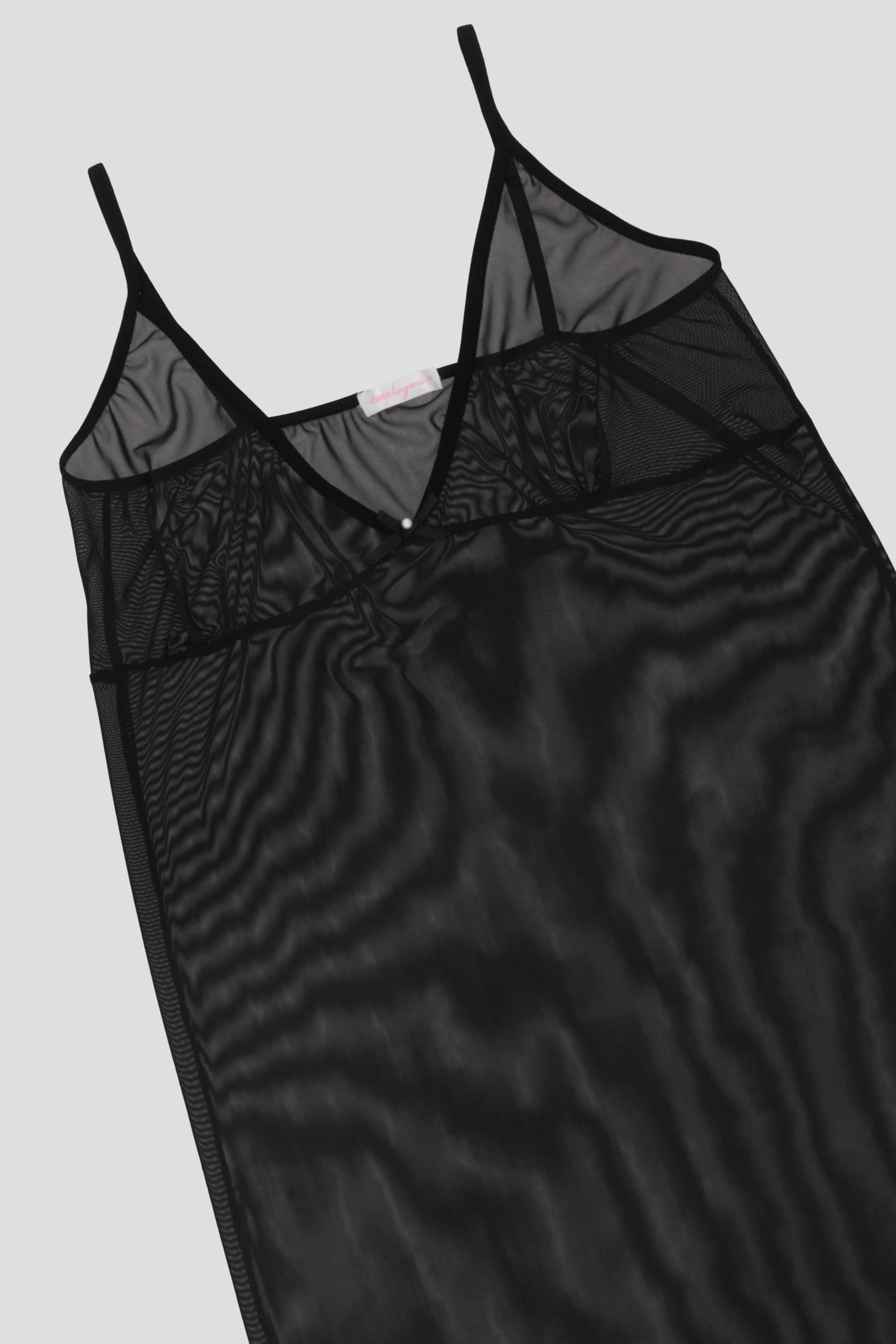 Vestido mesh tanga NEGRO