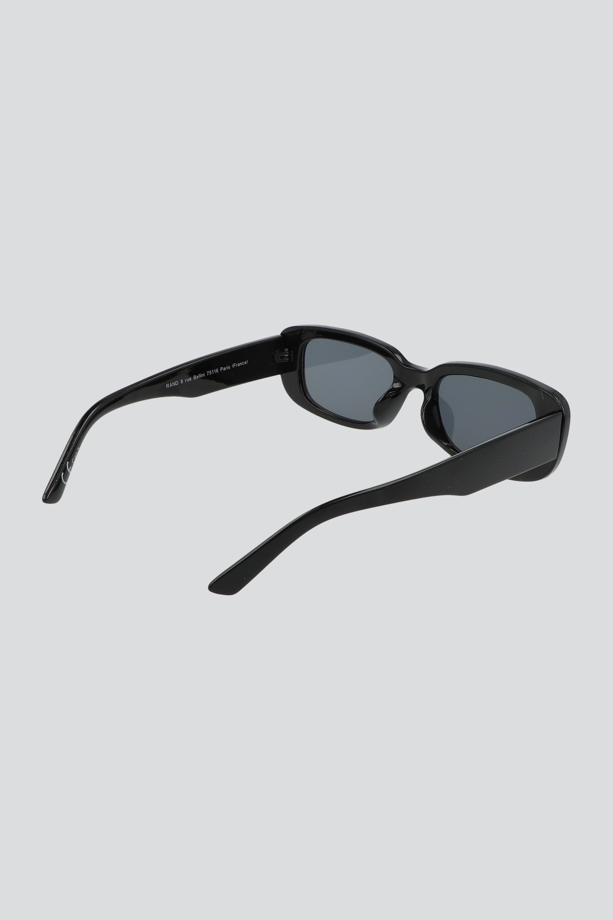Lentes rectangulo traslucido NEGRO