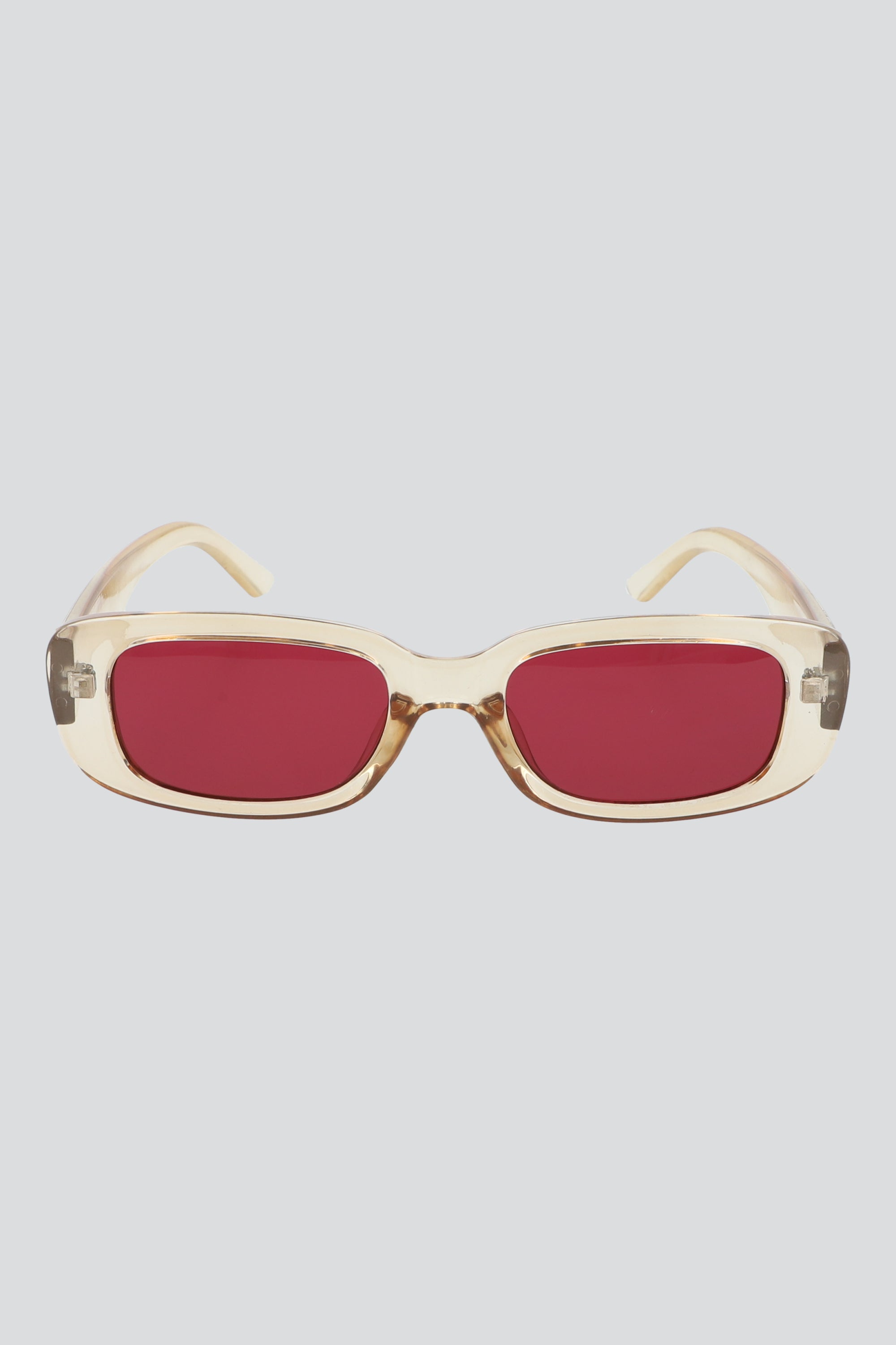 Lentes rectangulo traslucido ROSA