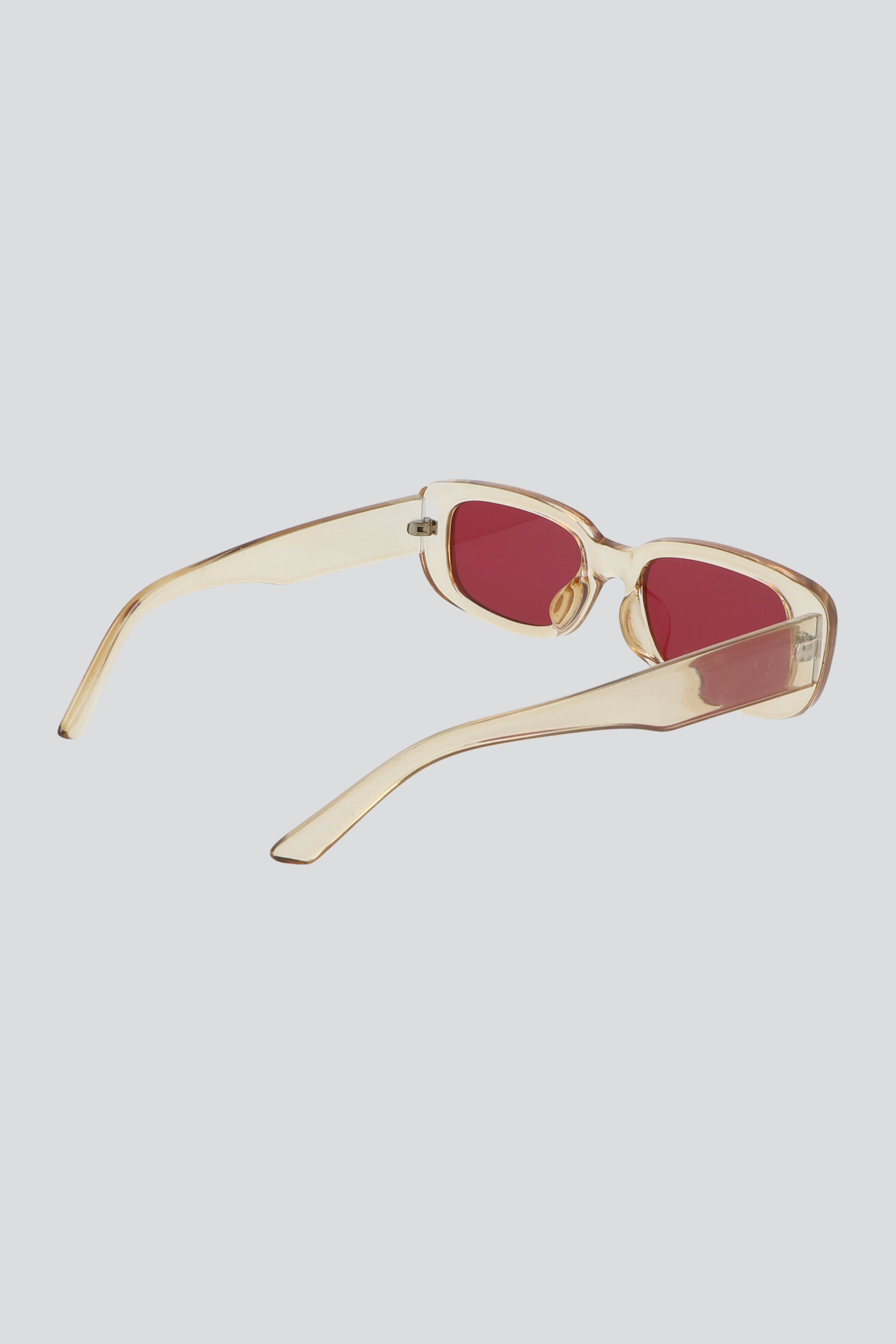 Lentes rectangulo traslucido ROSA