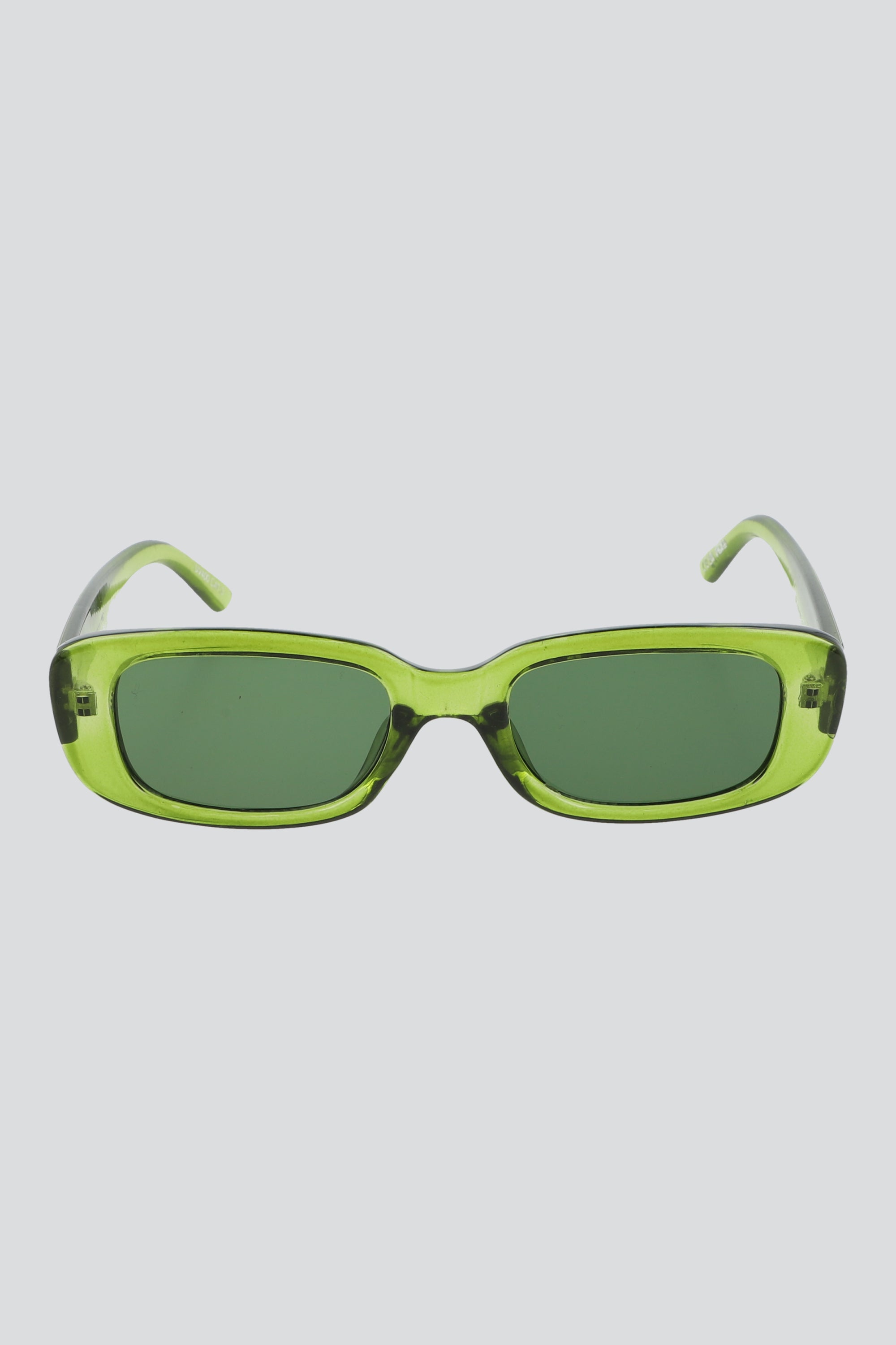 Lentes rectangulo traslucido VERDE