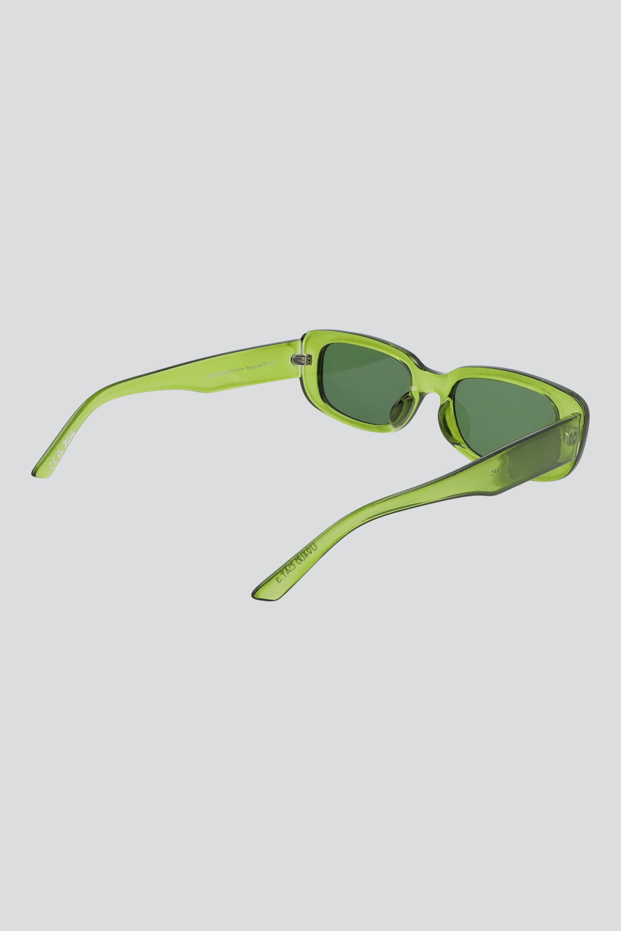 Lentes rectangulo traslucido VERDE