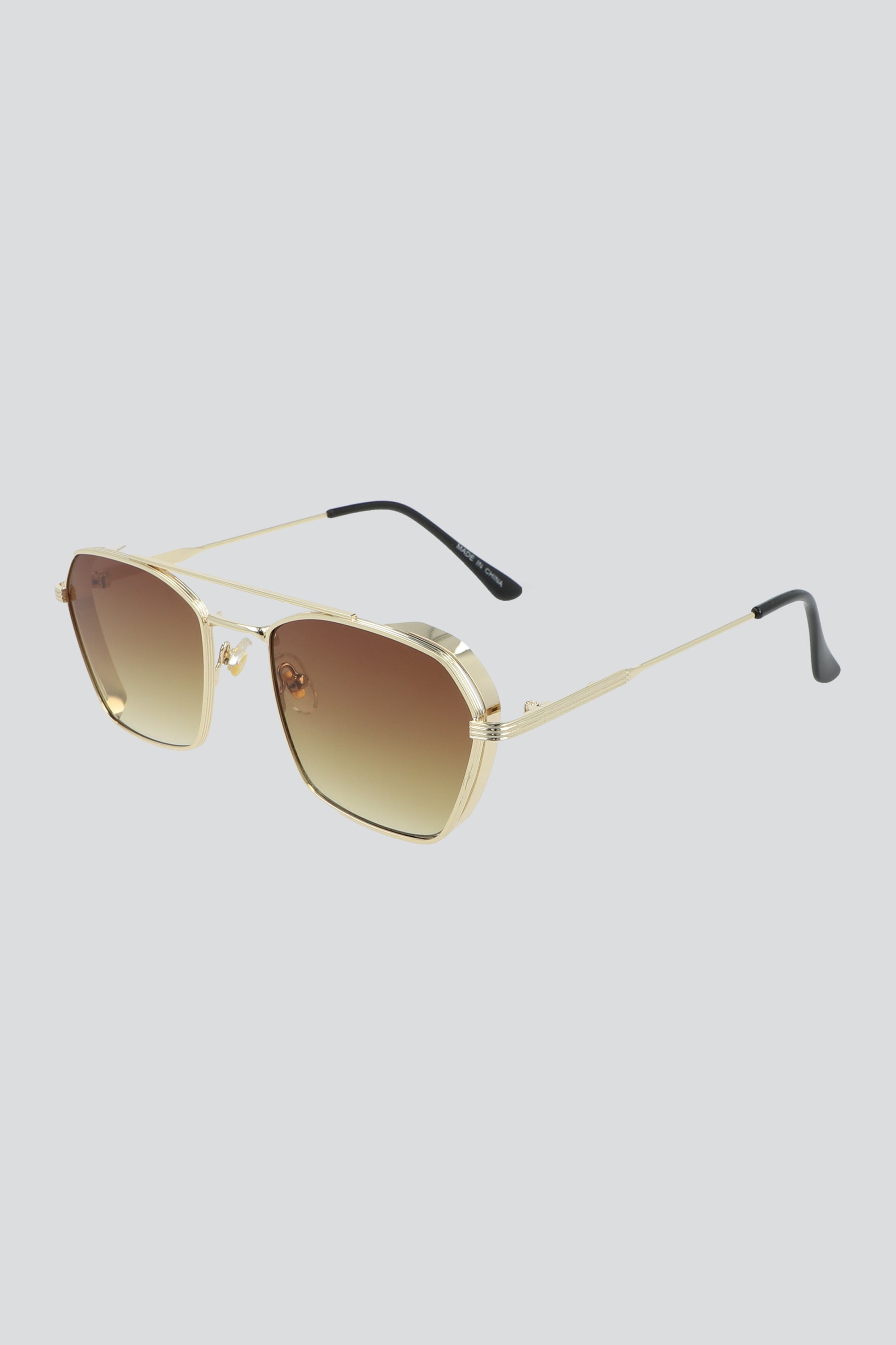 Lentes semiredondo ombre AMARILLO