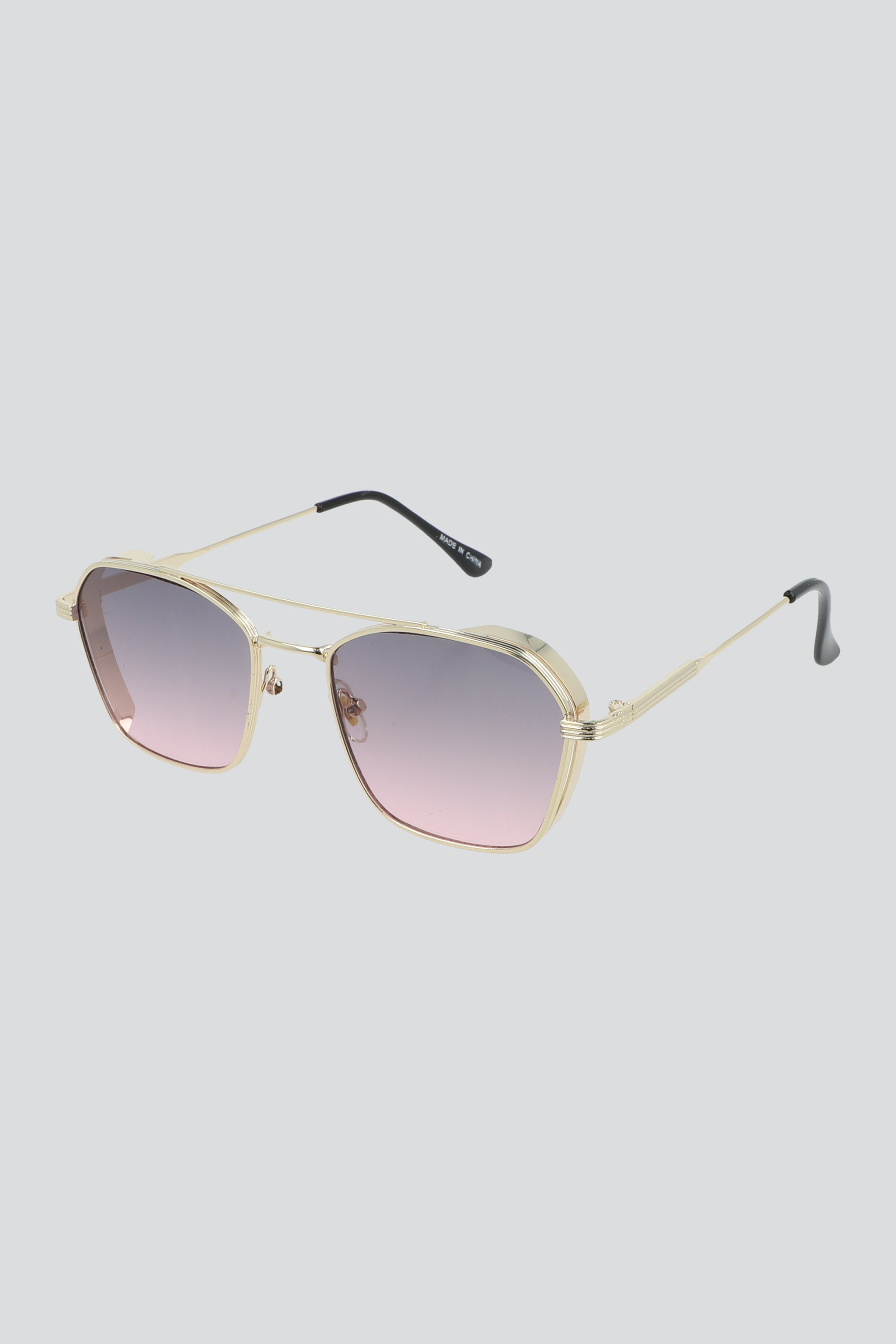 Lentes semiredondo ombre ROSA