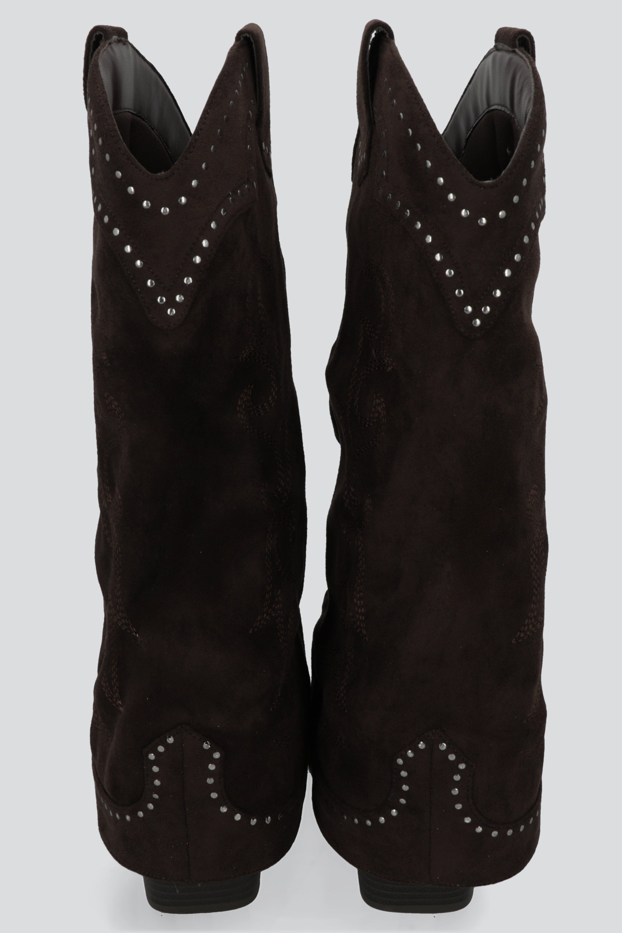 Bota vaquera funda suede CHOCOLATE