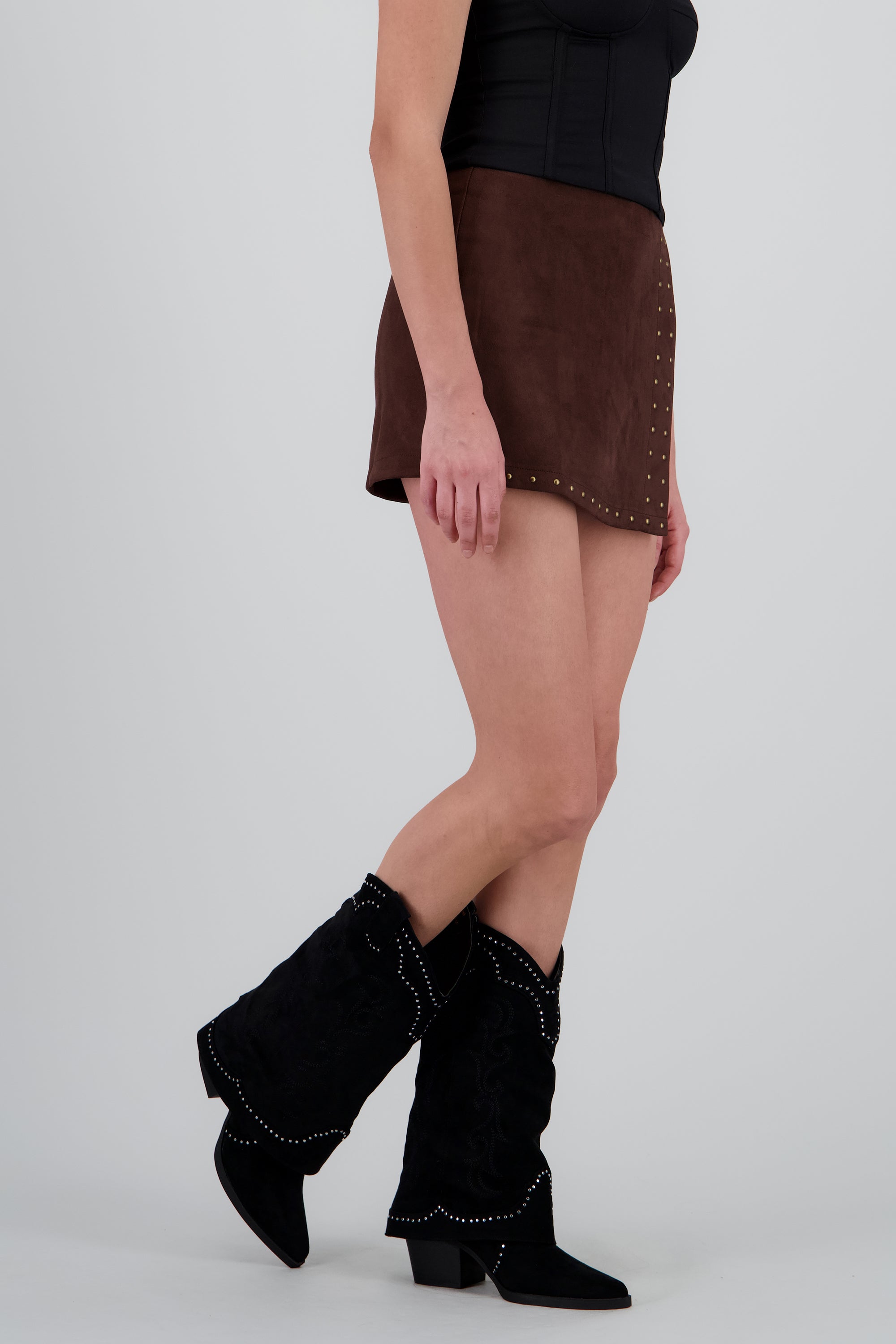 Bota vaquera funda suede