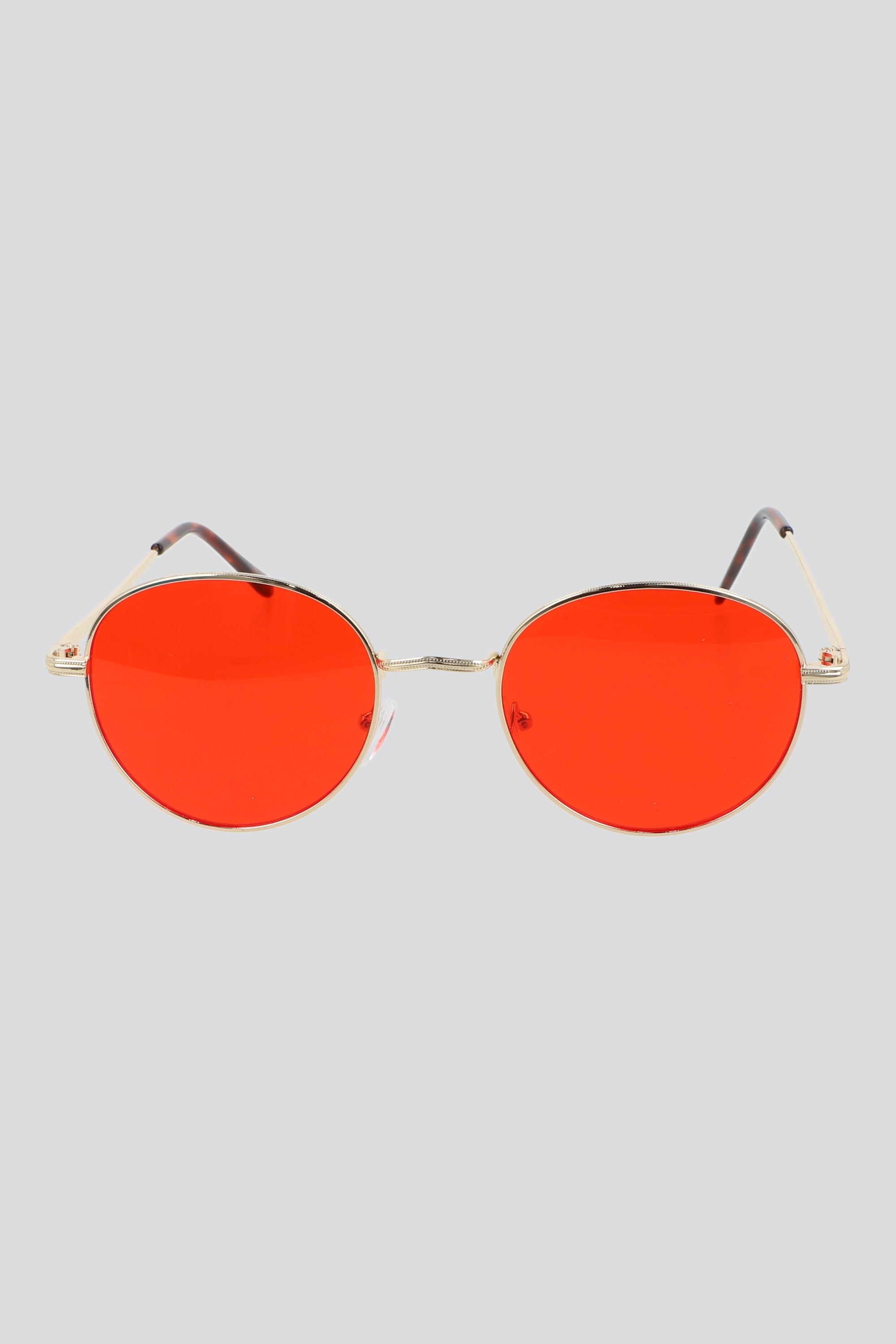 Lentes redondos color ROJO