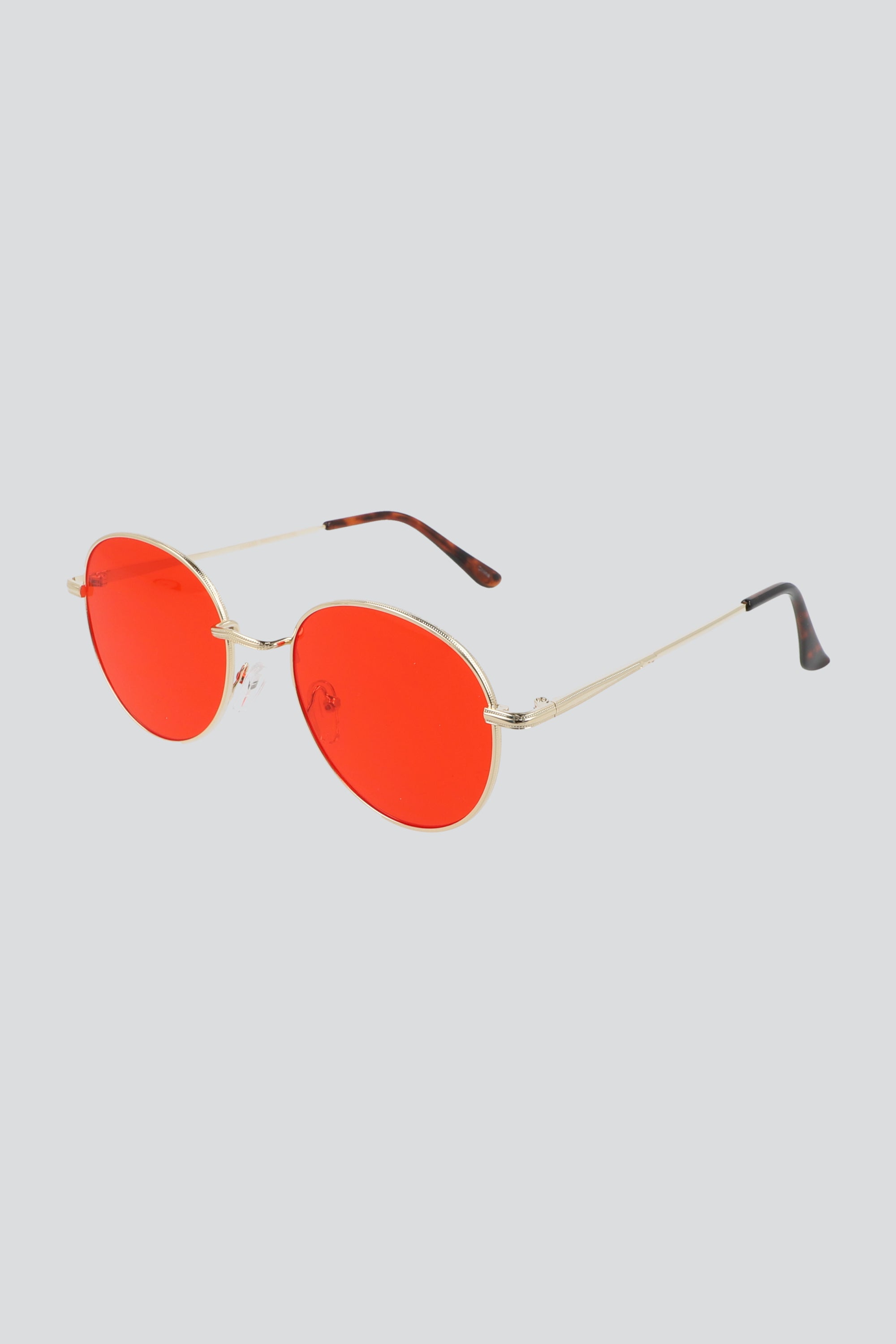 Lentes redondos color ROJO