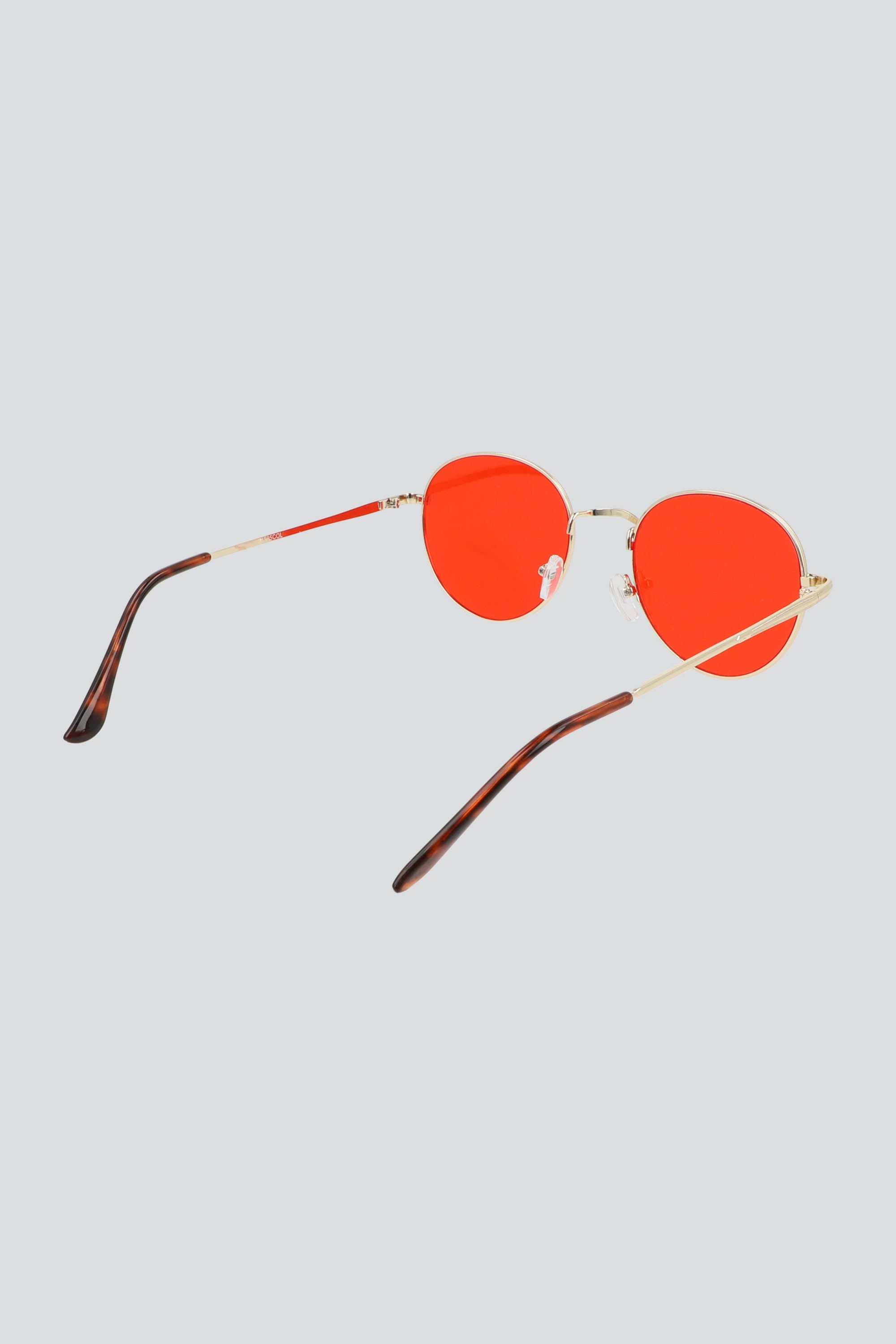 Lentes redondos color ROJO