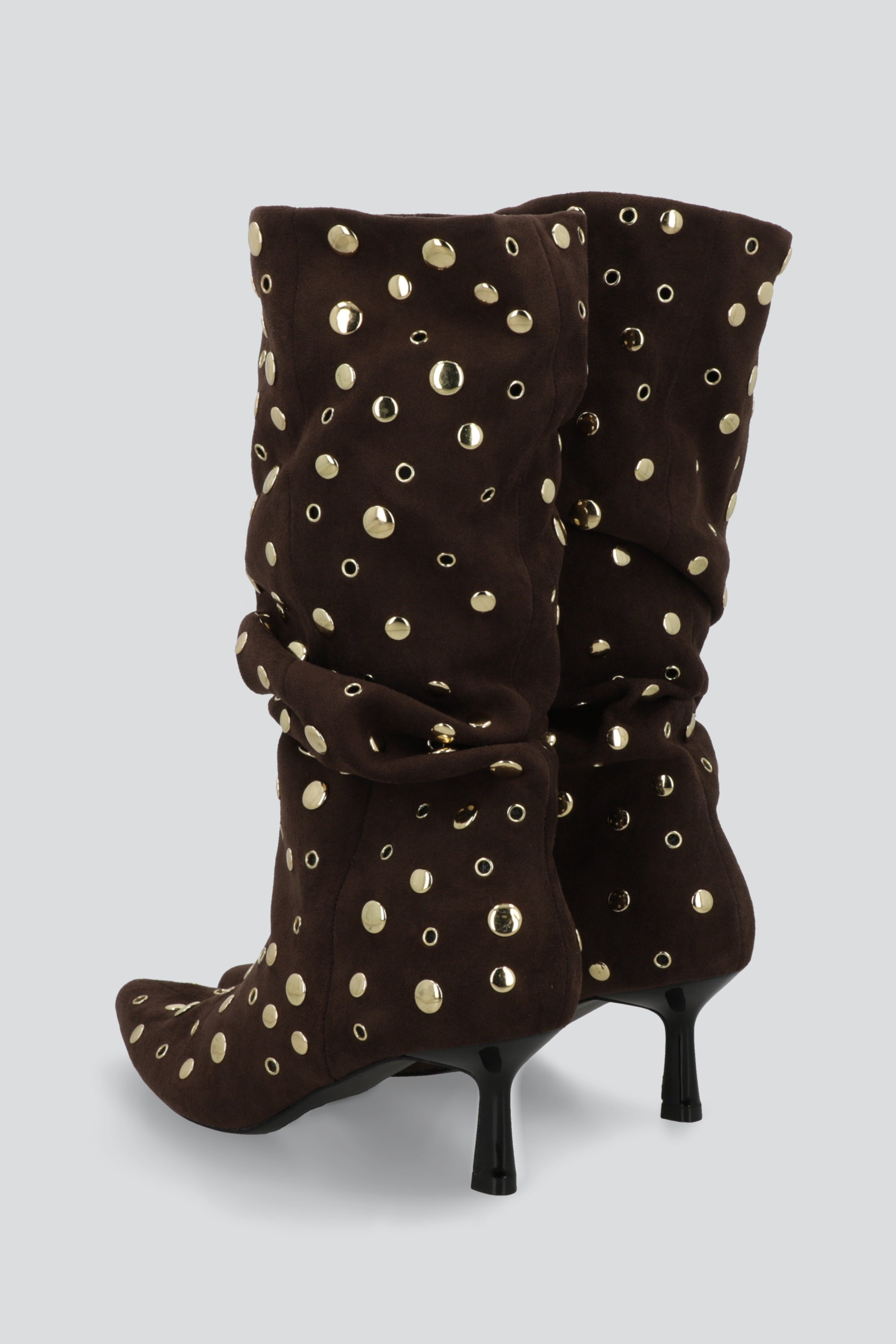 Bota slouchy eyelets CAFE