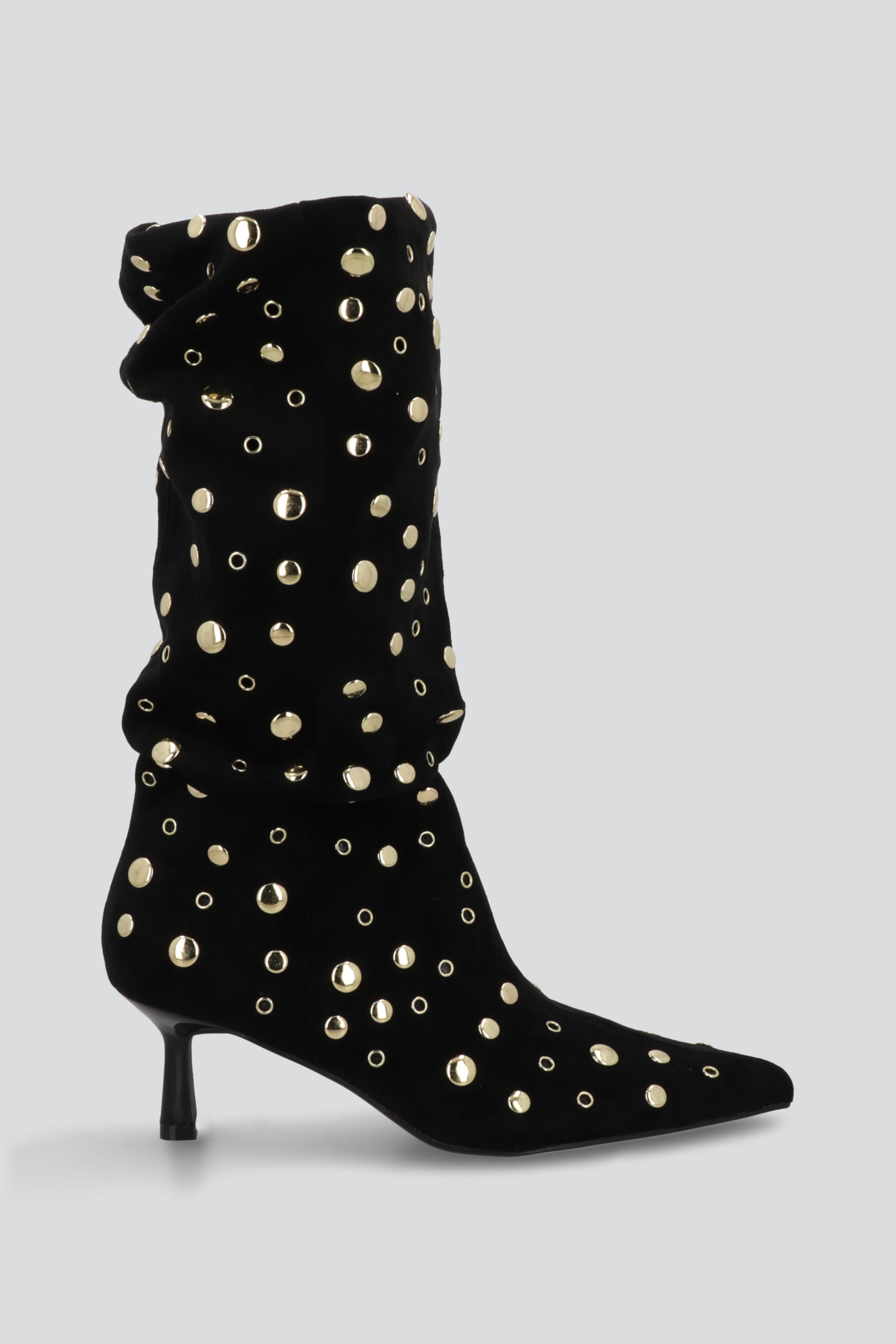 Bota slouchy eyelets NEGRO