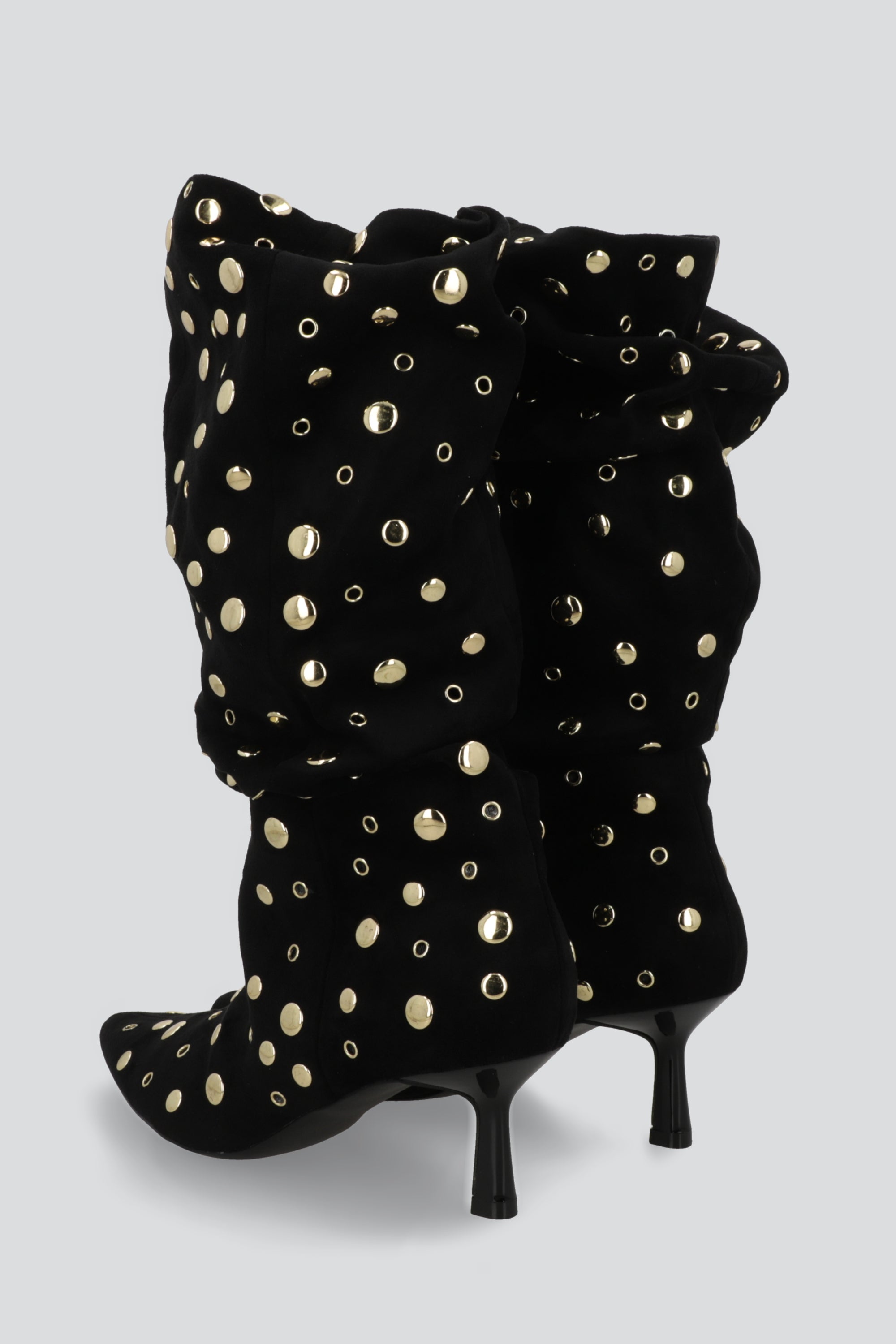 Bota slouchy eyelets NEGRO