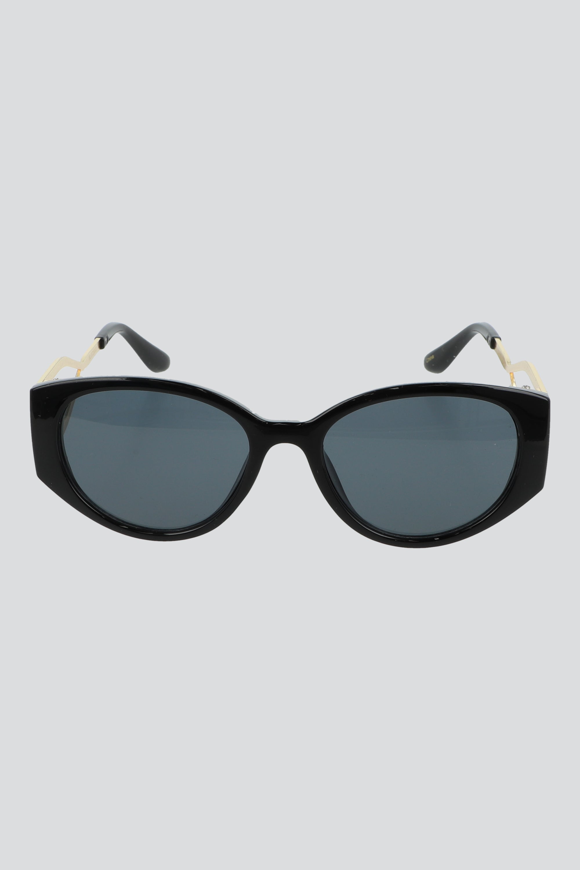 Lentes cateye semigruesos NEGRO