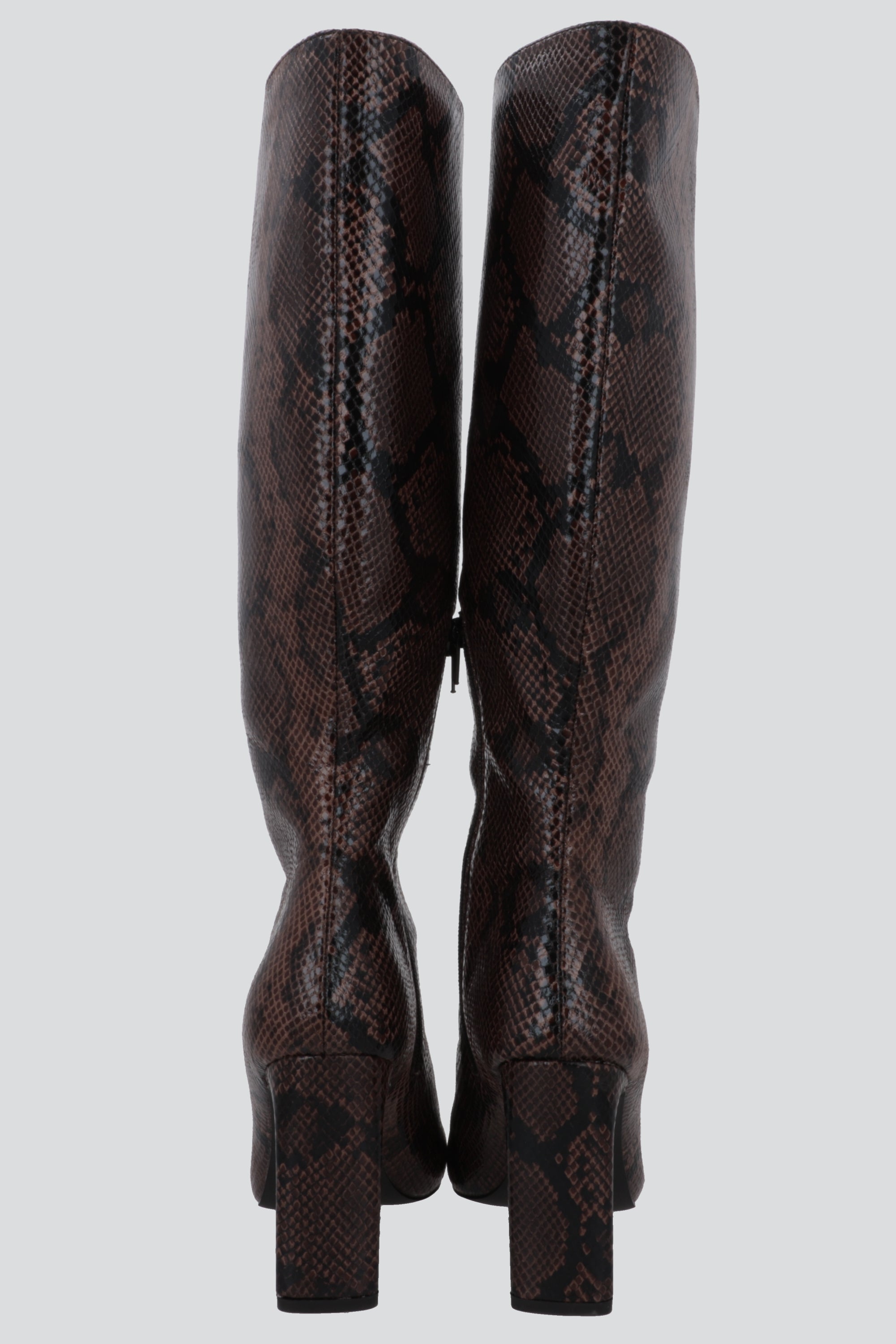 Bota alta serpiente CAFE