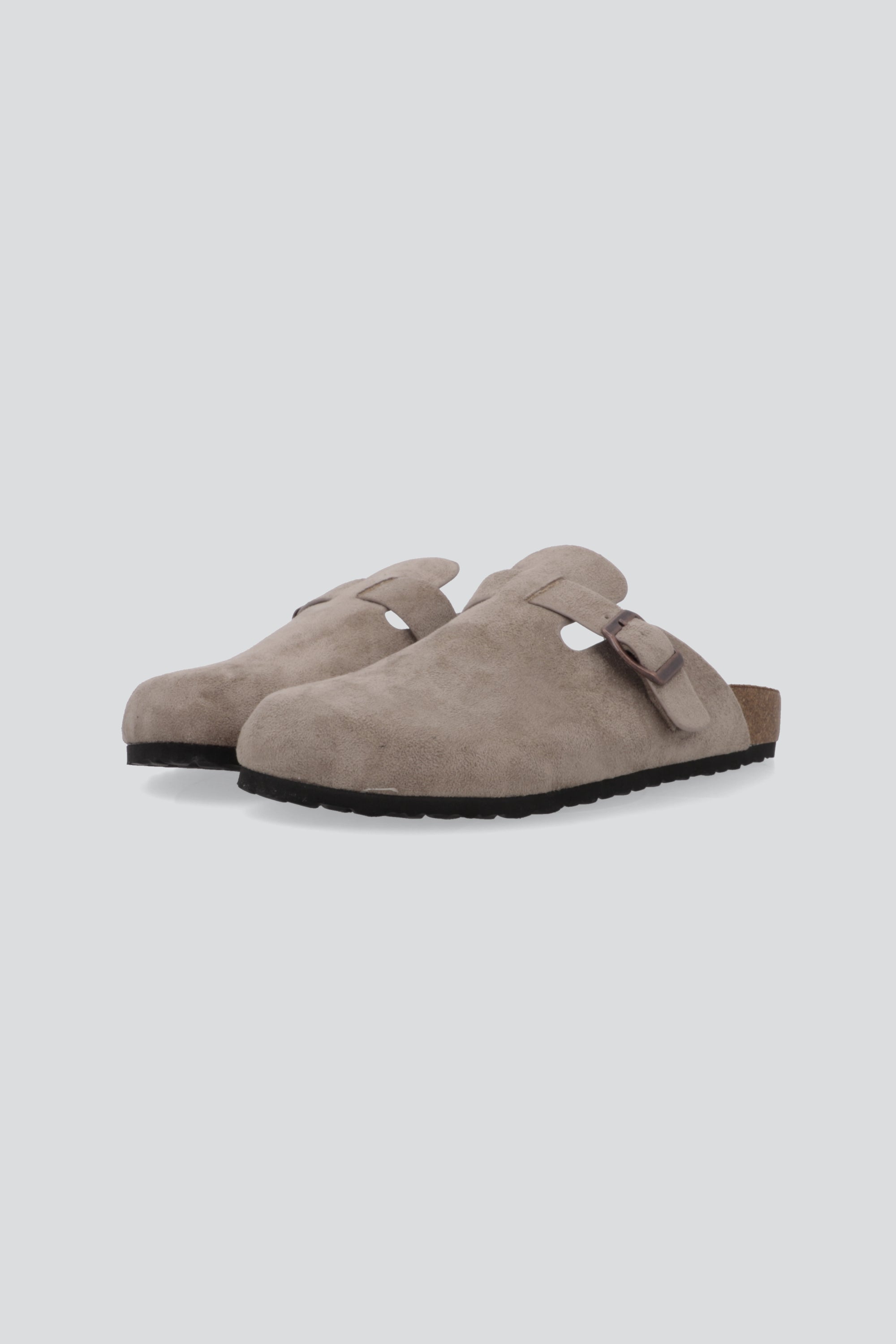 Zueco clasico suede TAUPE