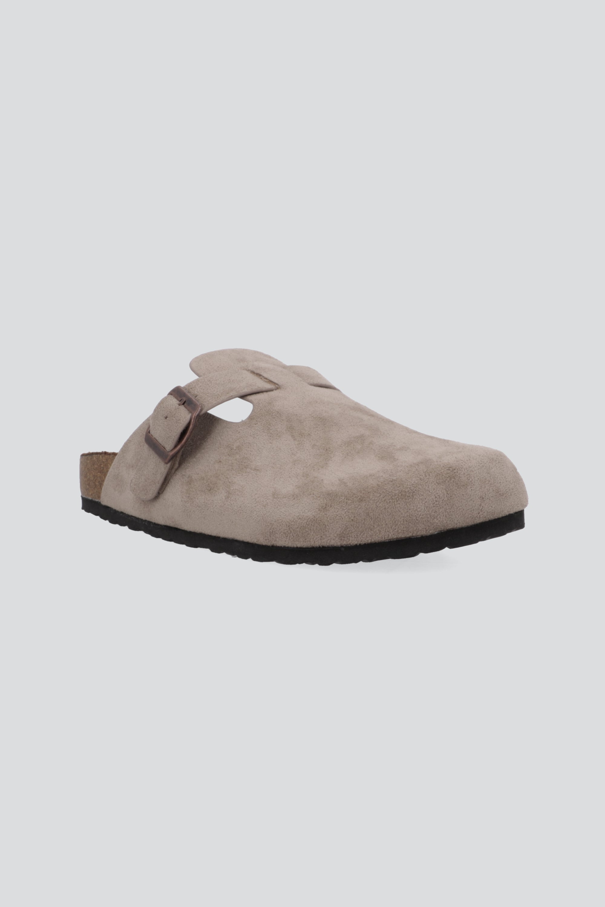 Zueco clasico suede TAUPE