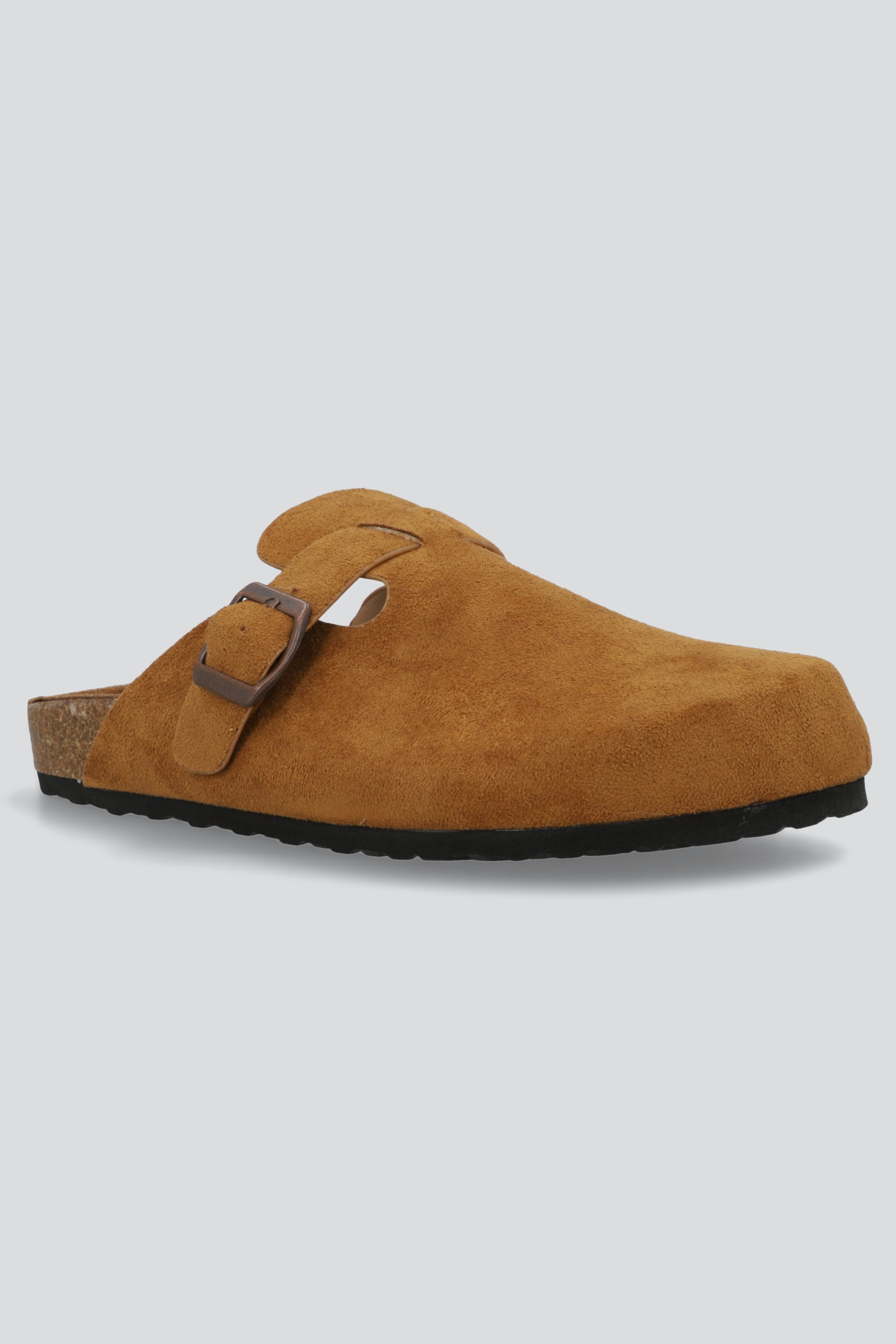 Zueco clasico suede CAMELLO