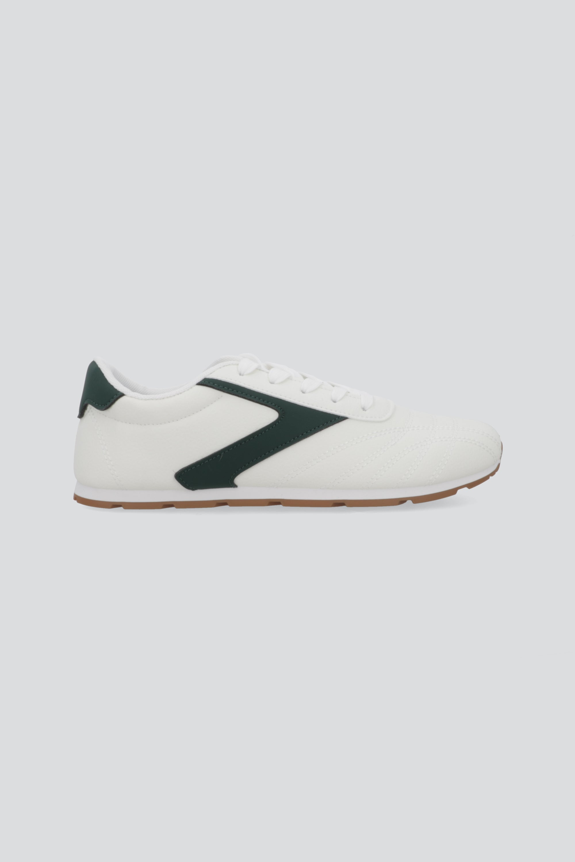 Tenis estilo retro zigzag BLANCO
