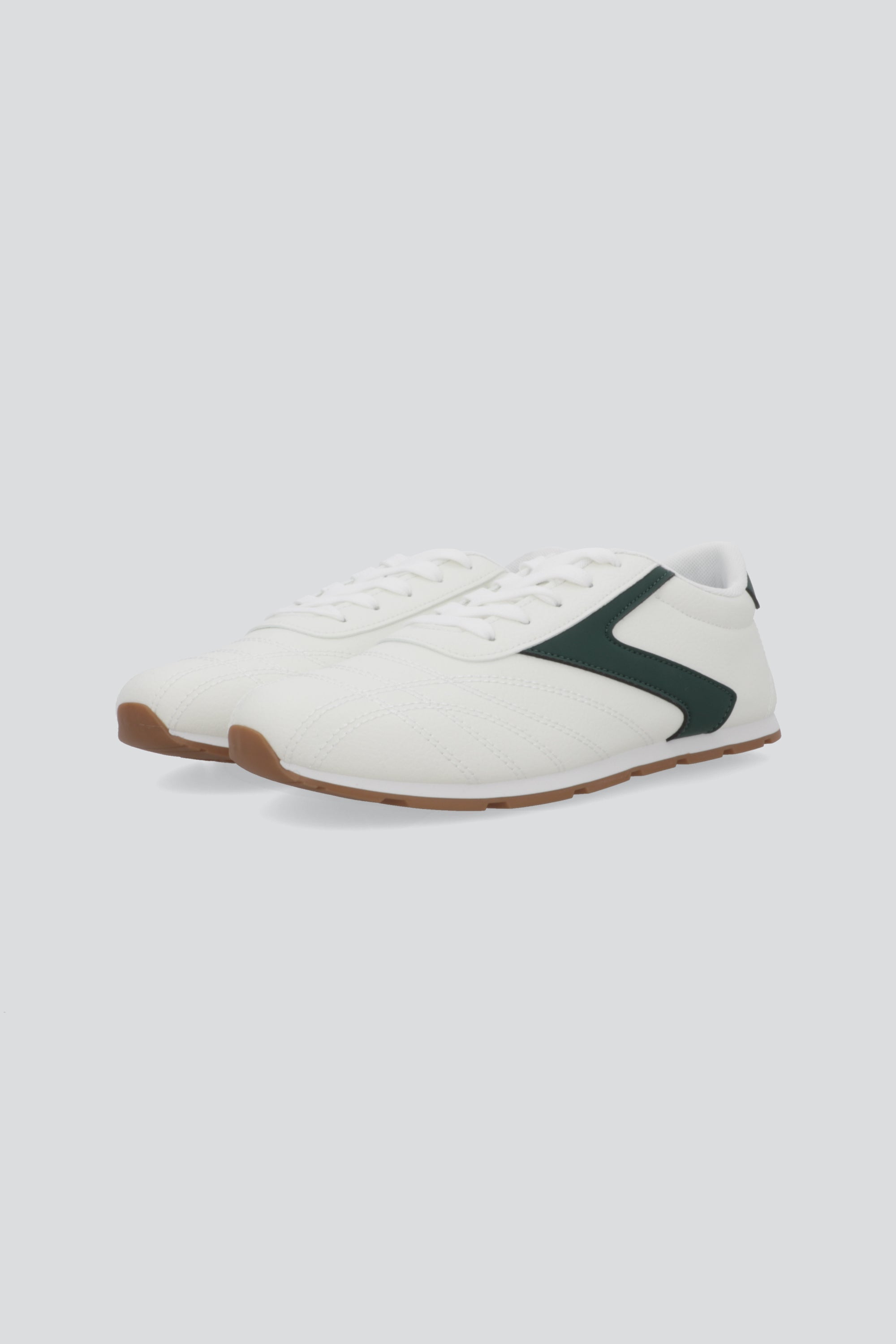 Tenis estilo retro zigzag BLANCO
