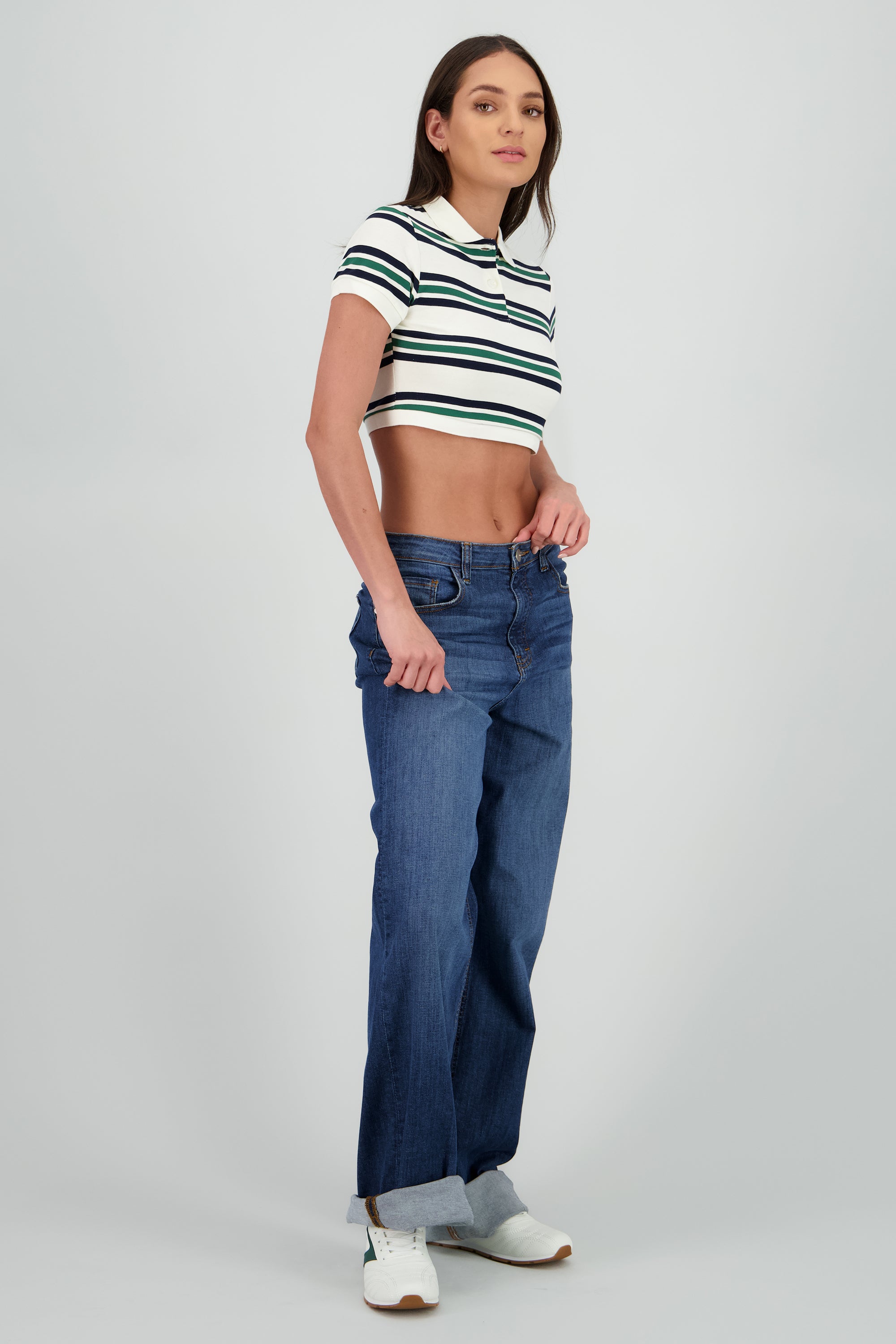 Tenis estilo retro zigzag
