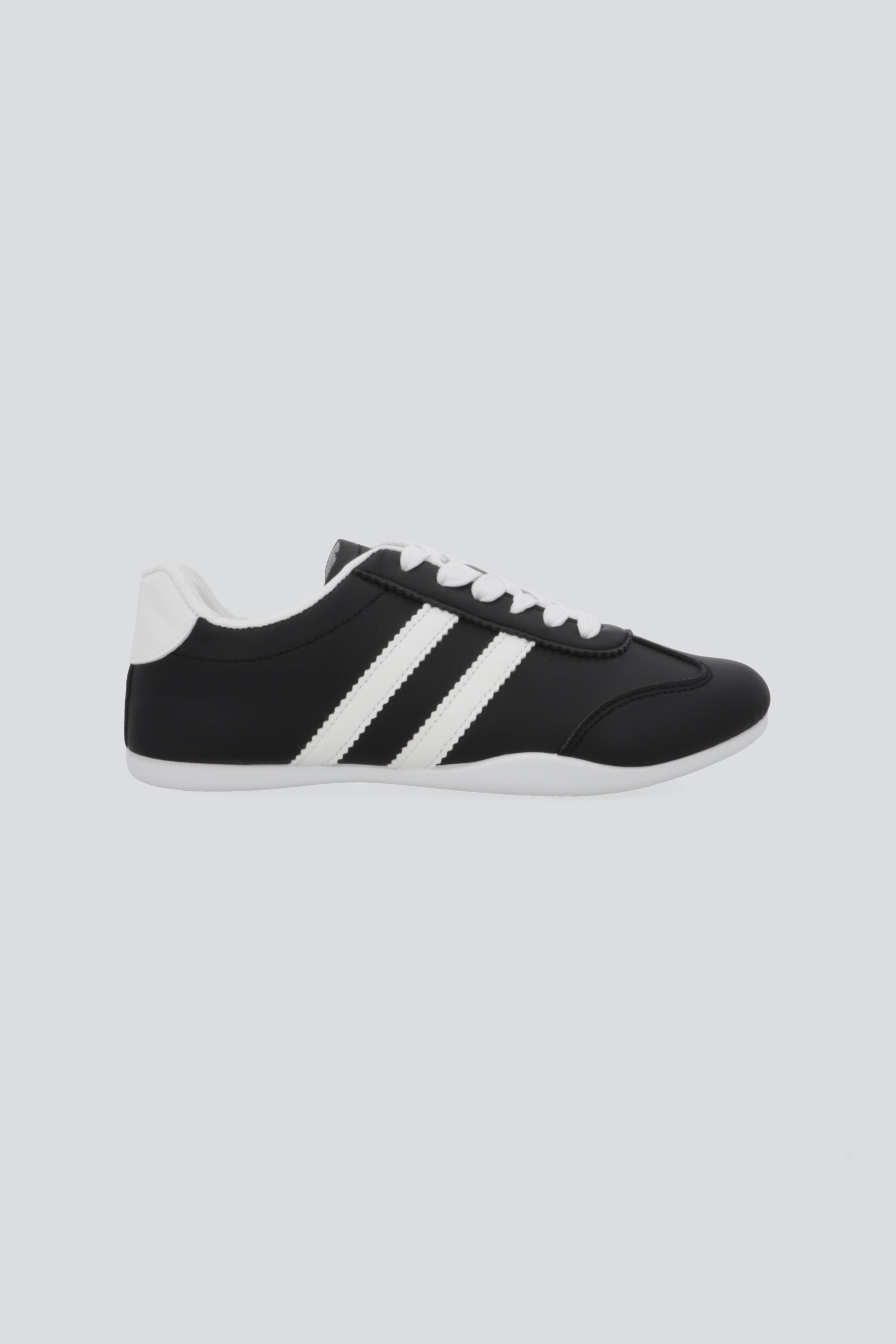 Tenis estilo retros dos lineas NEGRO