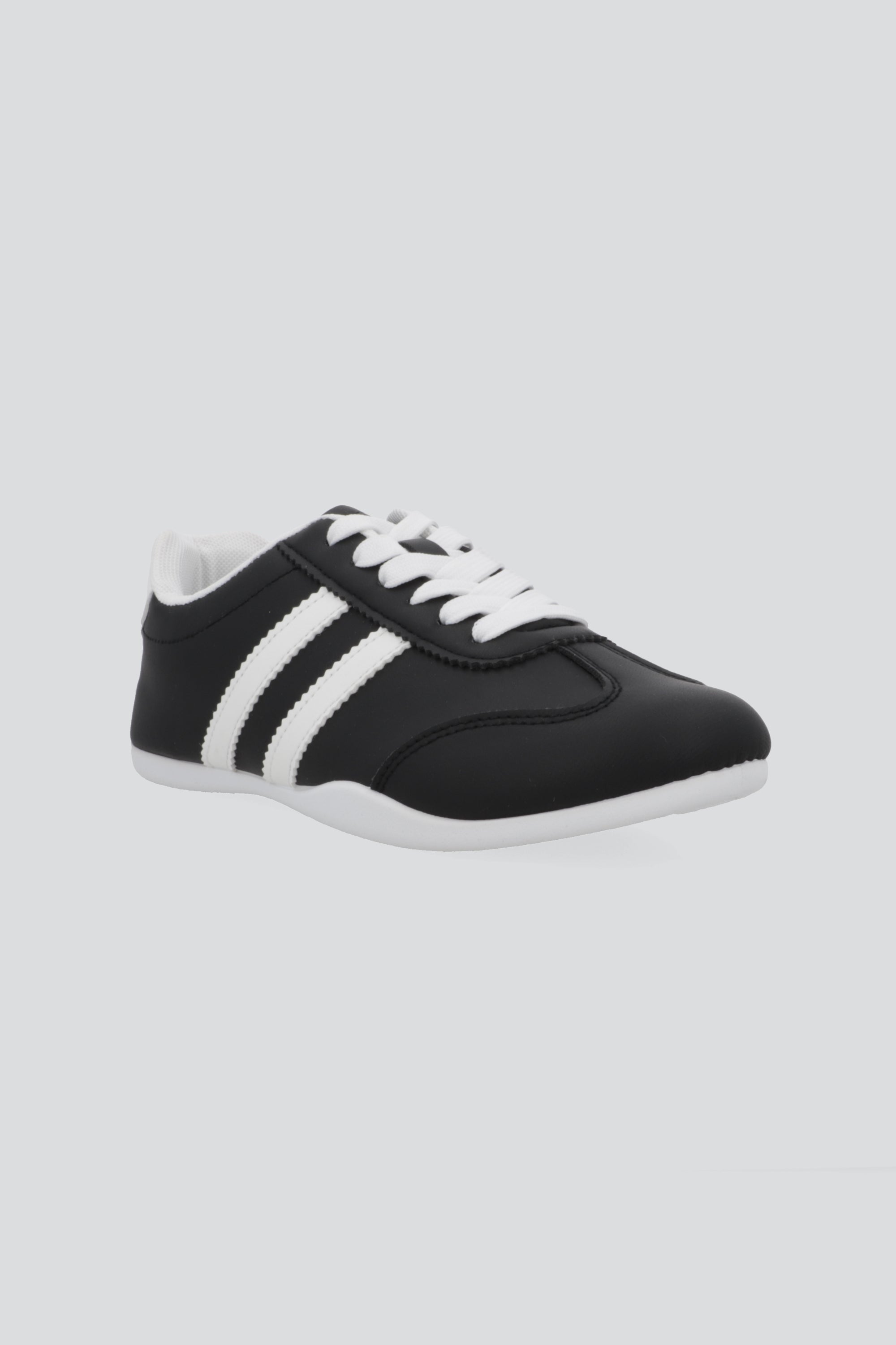 Tenis estilo retros dos lineas NEGRO