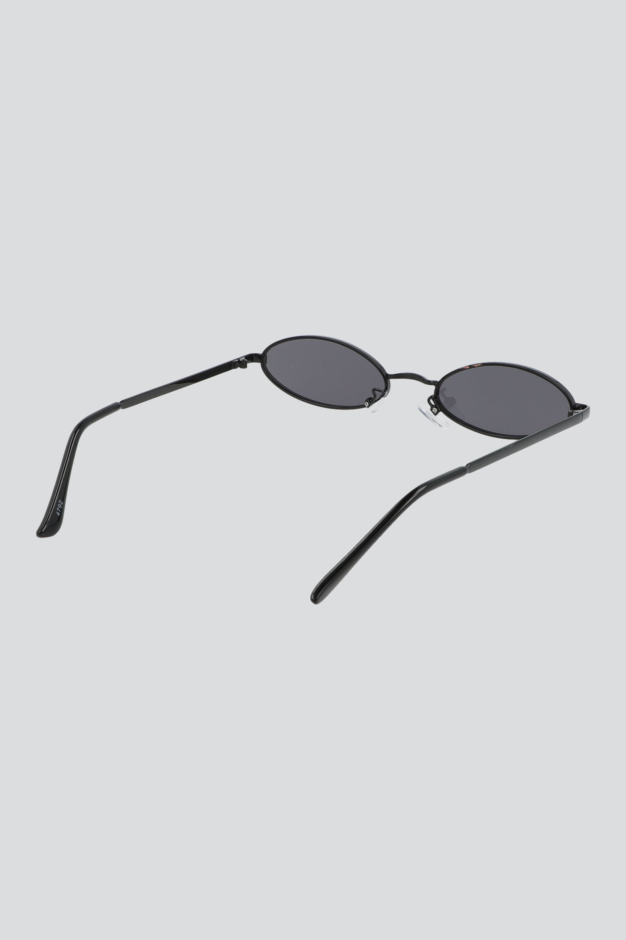 Lentes de sol ovalados NEGRO