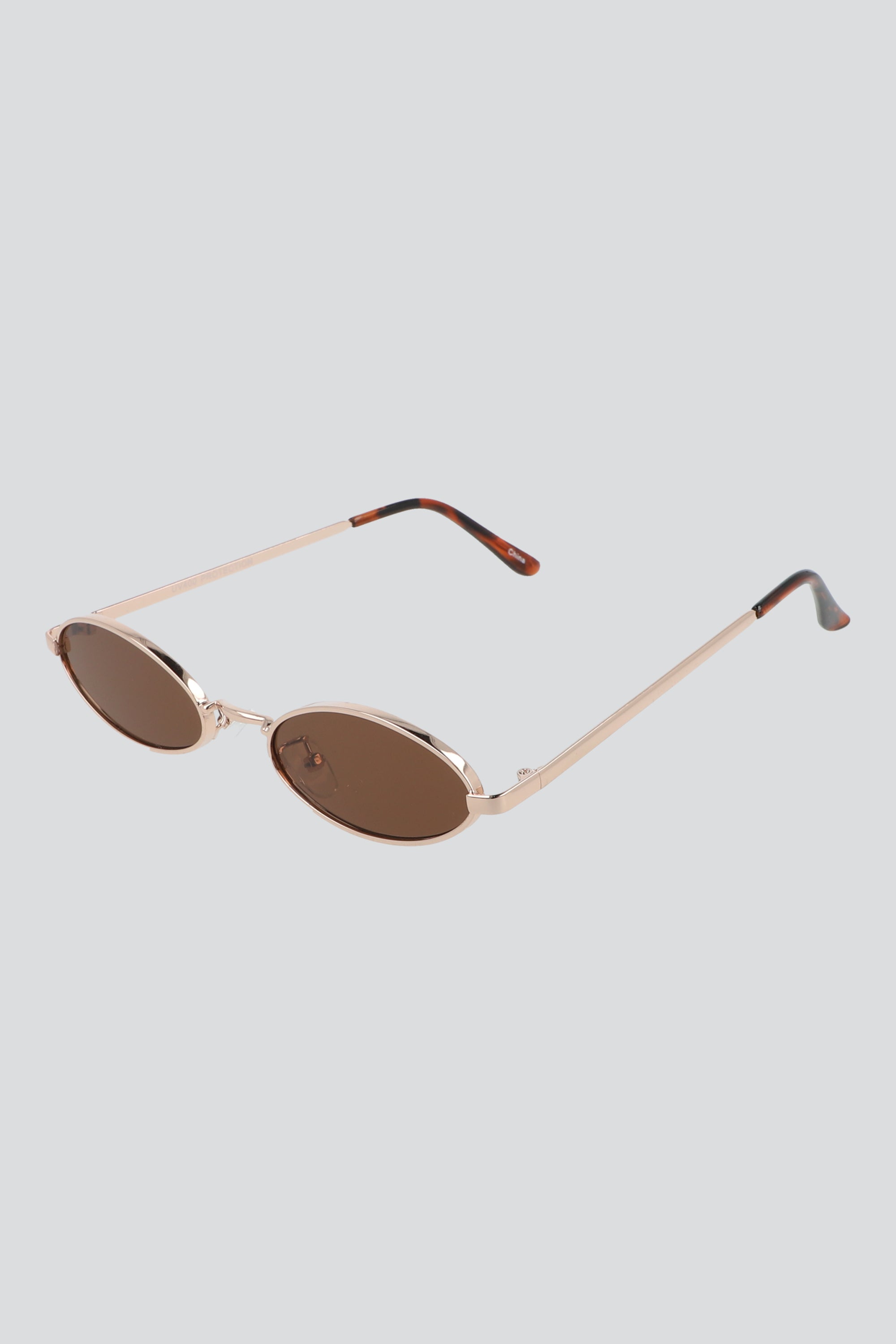 Lentes de sol ovalados NEGRO COMBO