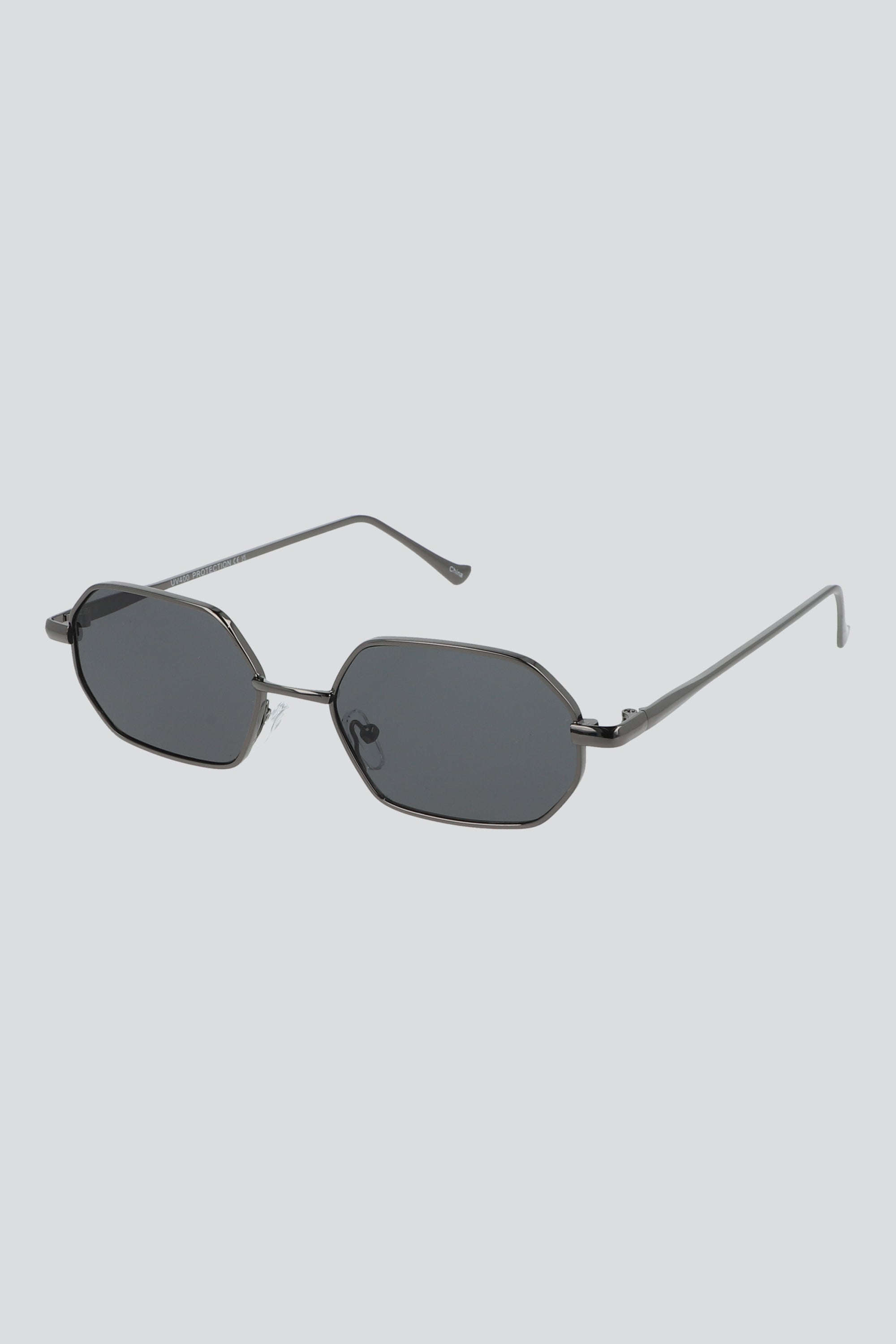 Lentes oscuros semiredondos NEGRO