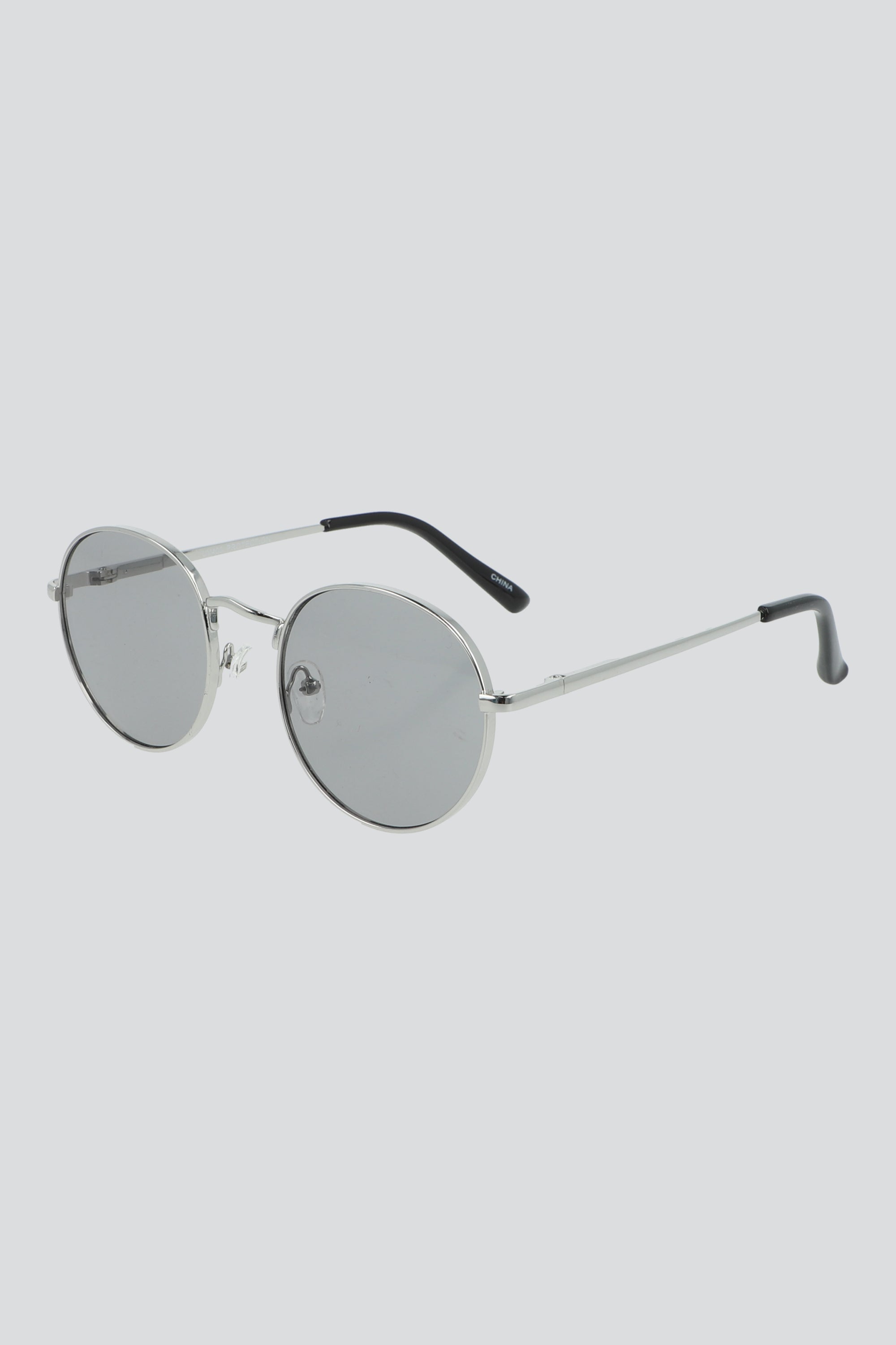 Lentes redondos mica color NEGRO
