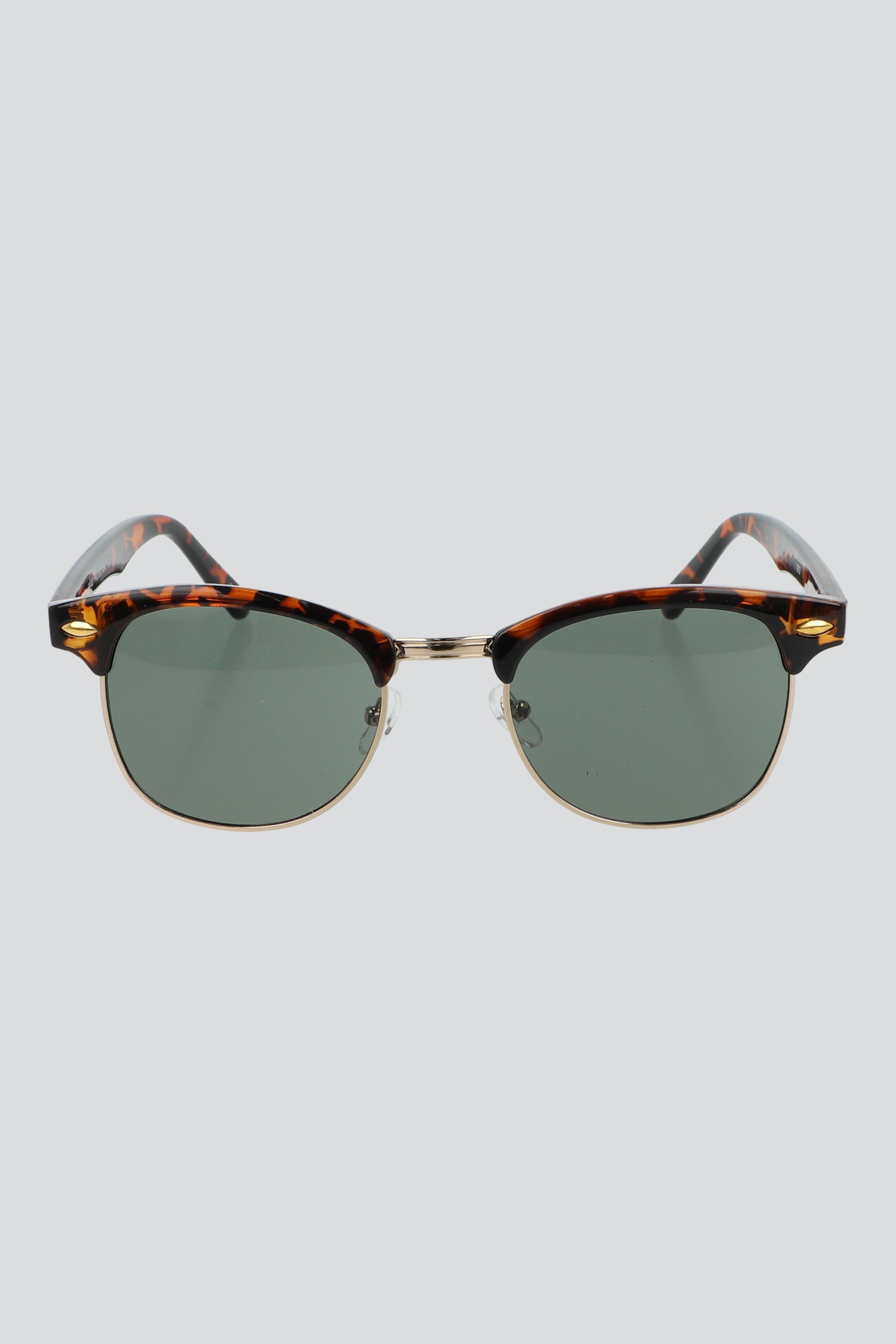 Lentes clubmaster de sol CAFE COMBO