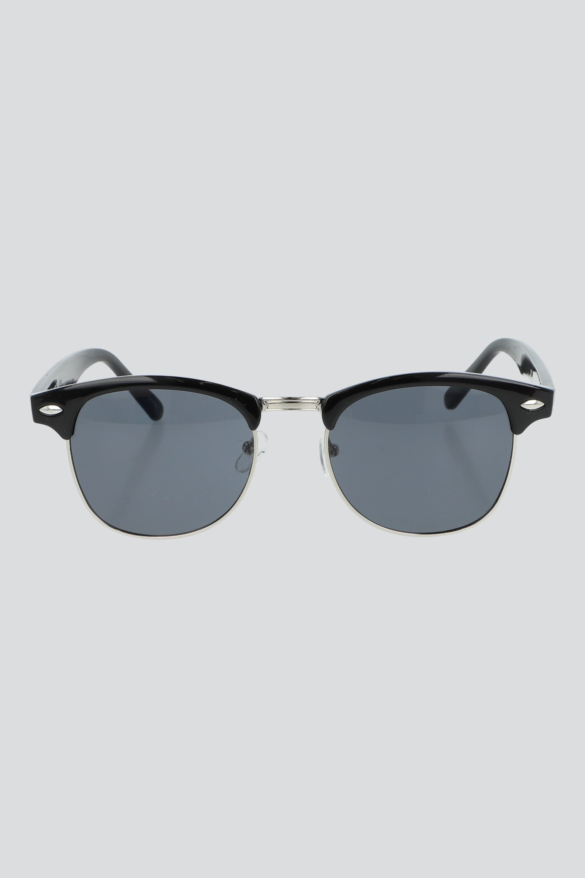 Lentes clubmaster de sol NEGRO