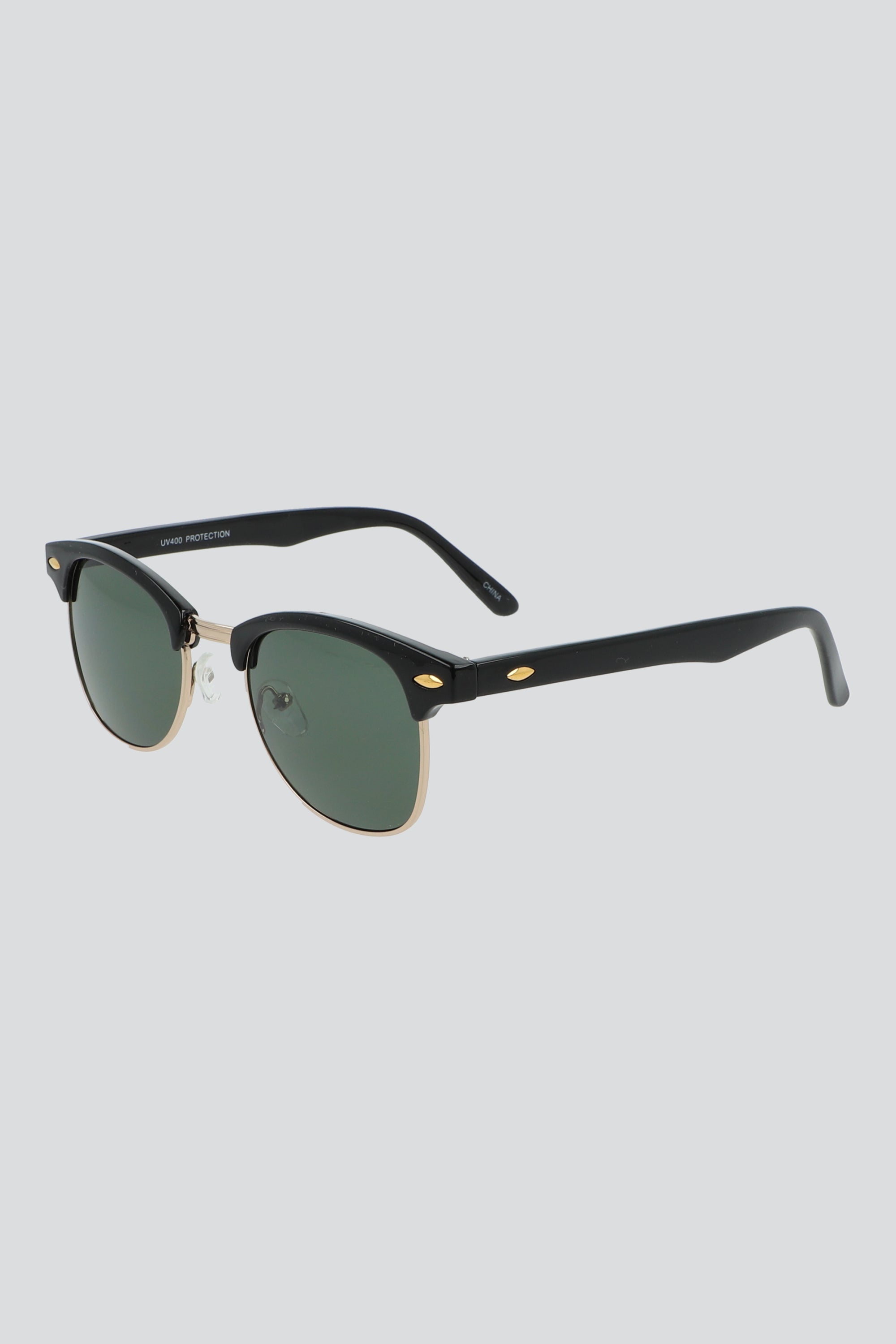 Lentes clubmaster de sol NEGRO COMBO