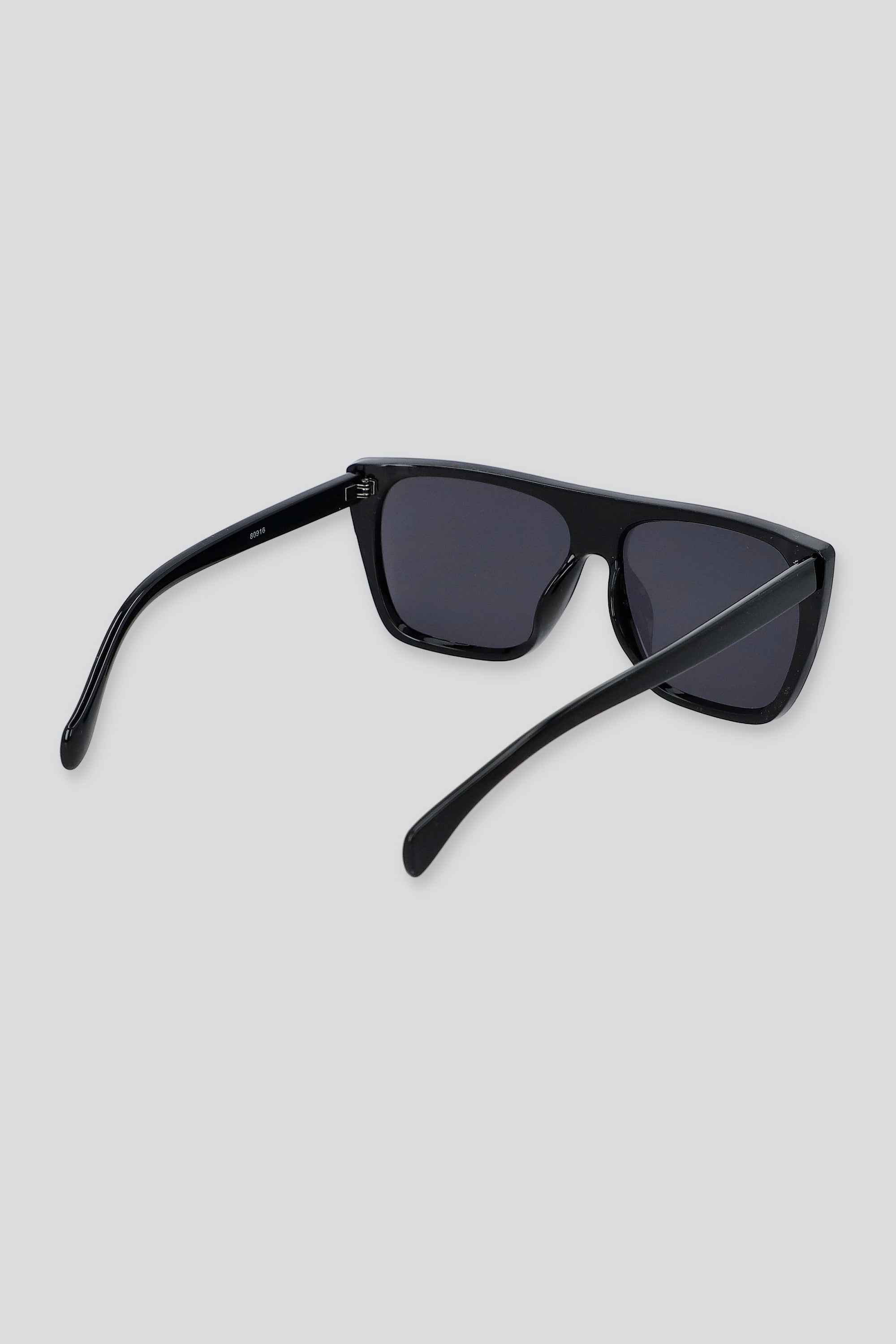 Lentes oversized delgados NEGRO