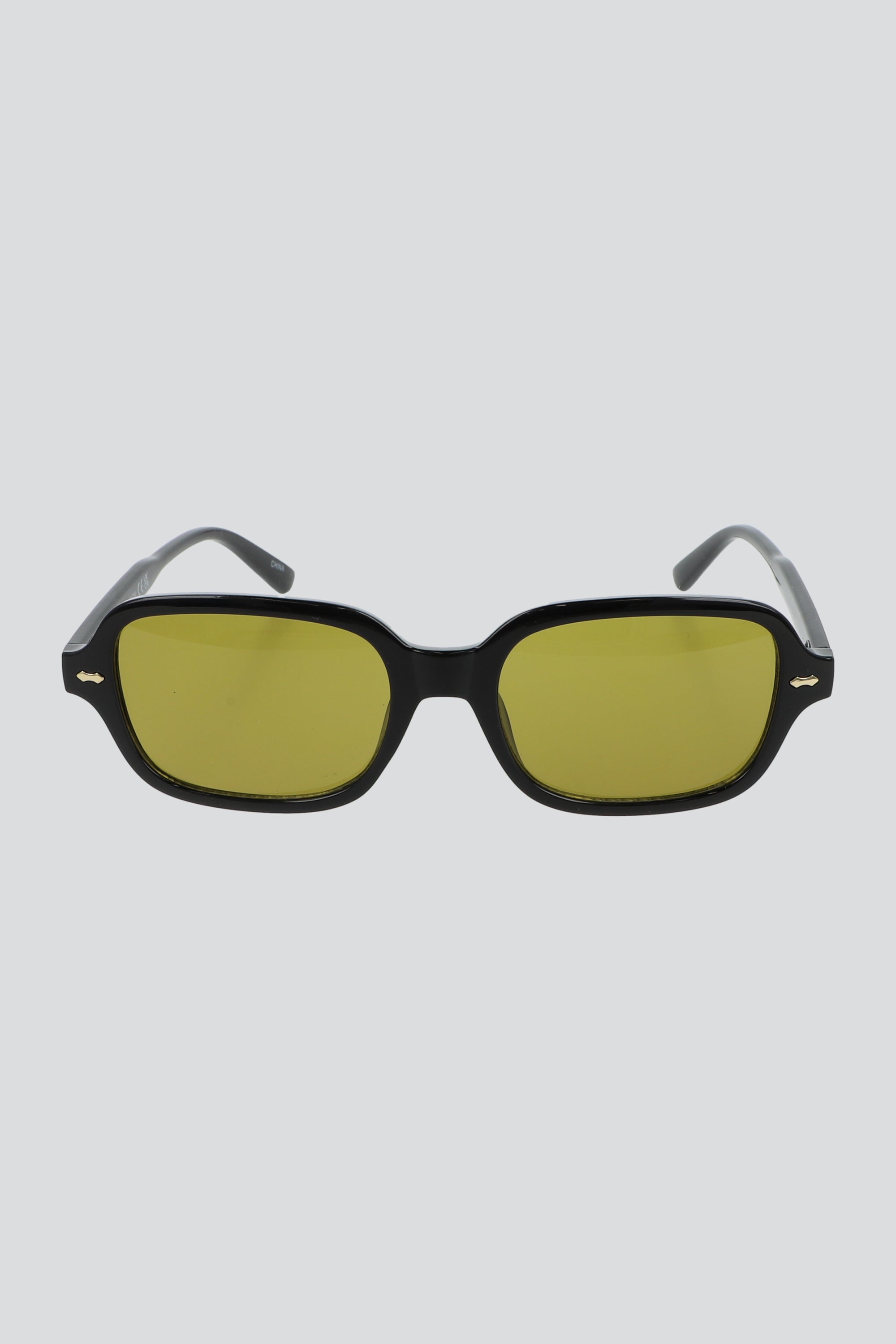 Lentes cuadrados mica colores AMARILLO